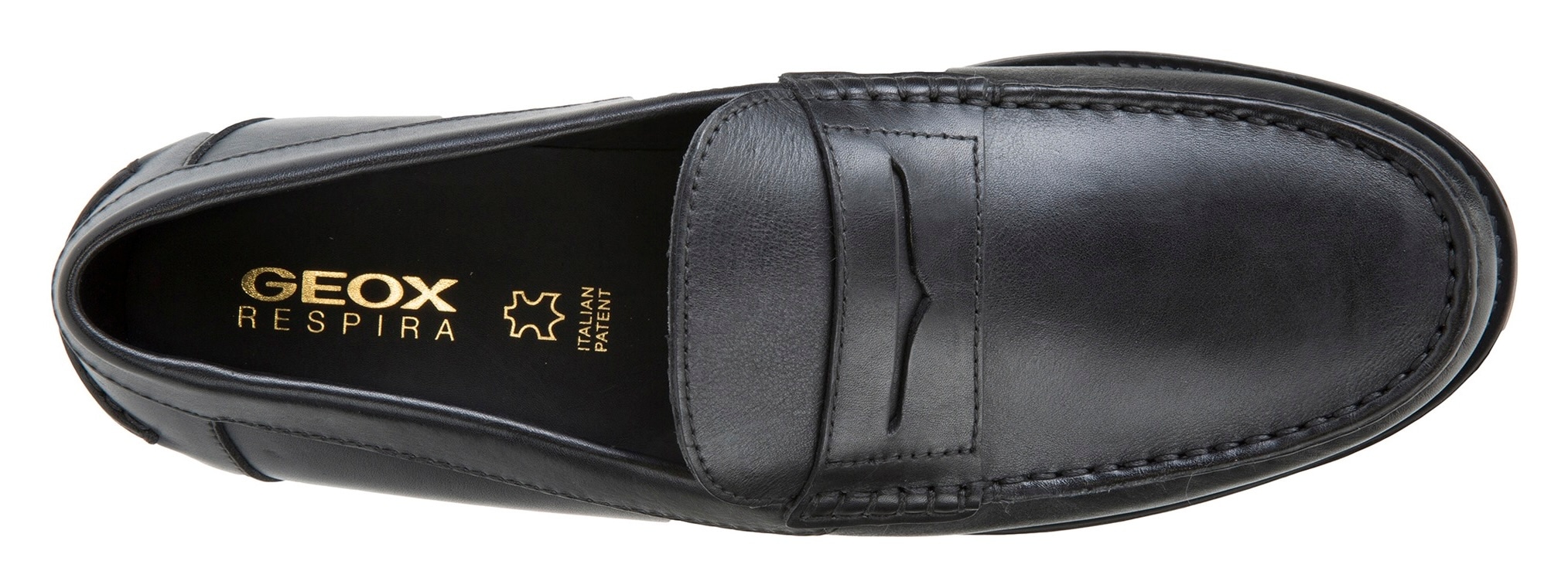 Geox Mokassin, Business Schuh, Loafer mit Blockabsatz
