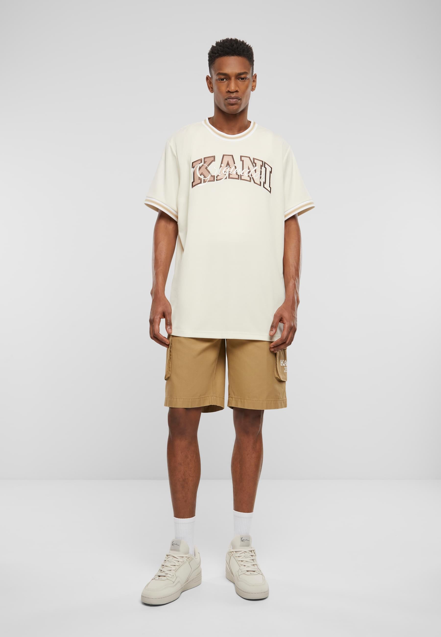 Karl Kani T-Shirt »Karl Kani Herren KM242-007-1 Karl Kani Serif Originator Mesh Tee« 1 Stk.