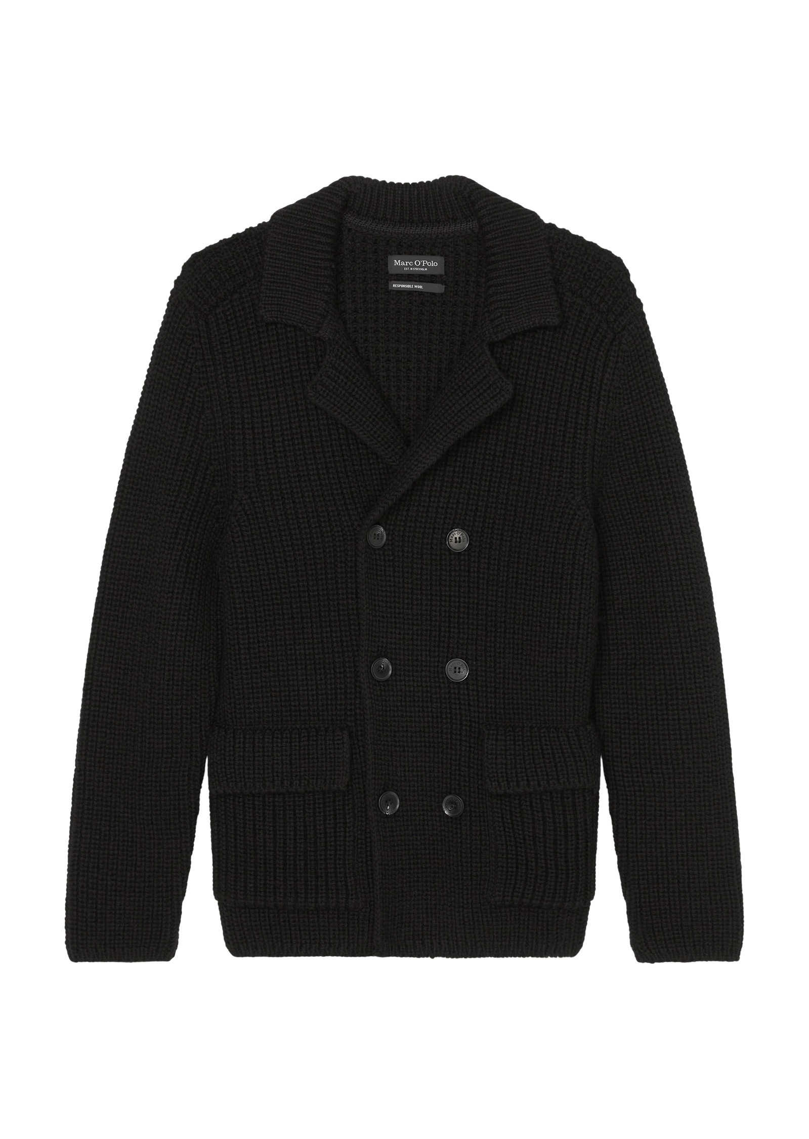 Marc O'Polo Cardigan »aus schwerem Schurwoll-Baumwoll-Mix«