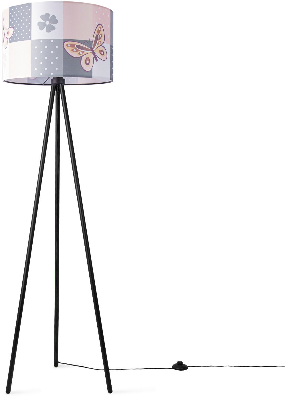 Paco Home Stehlampe »Trina Cosmo«, Kinderzimmer Lampe Babyzimmer BAUR Schmetterling | E27 Kinderlampe Blumen