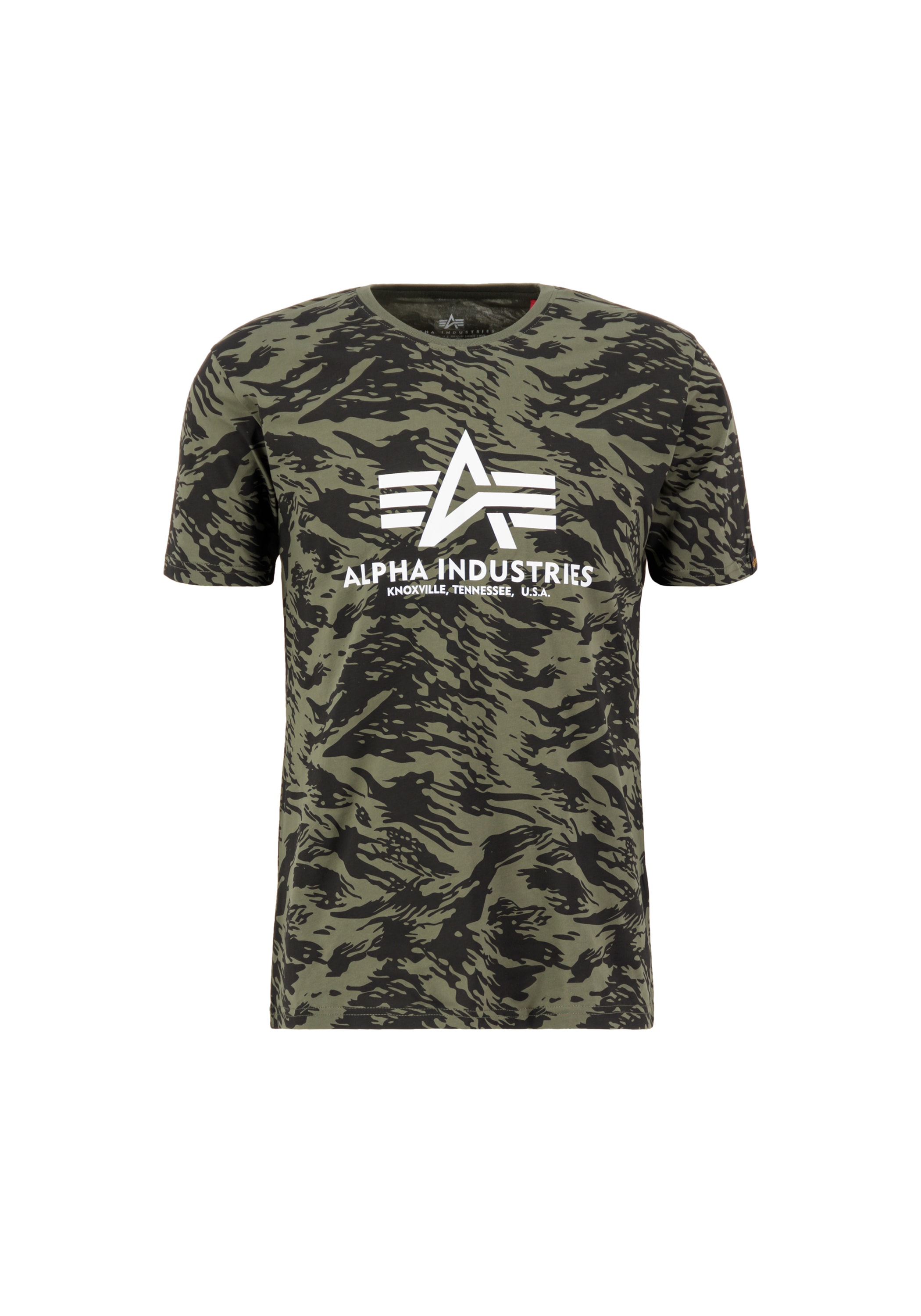 Alpha Industries T-Shirt "Alpha Industries Men - T-Shirts Basic T-Shirt Cam günstig online kaufen