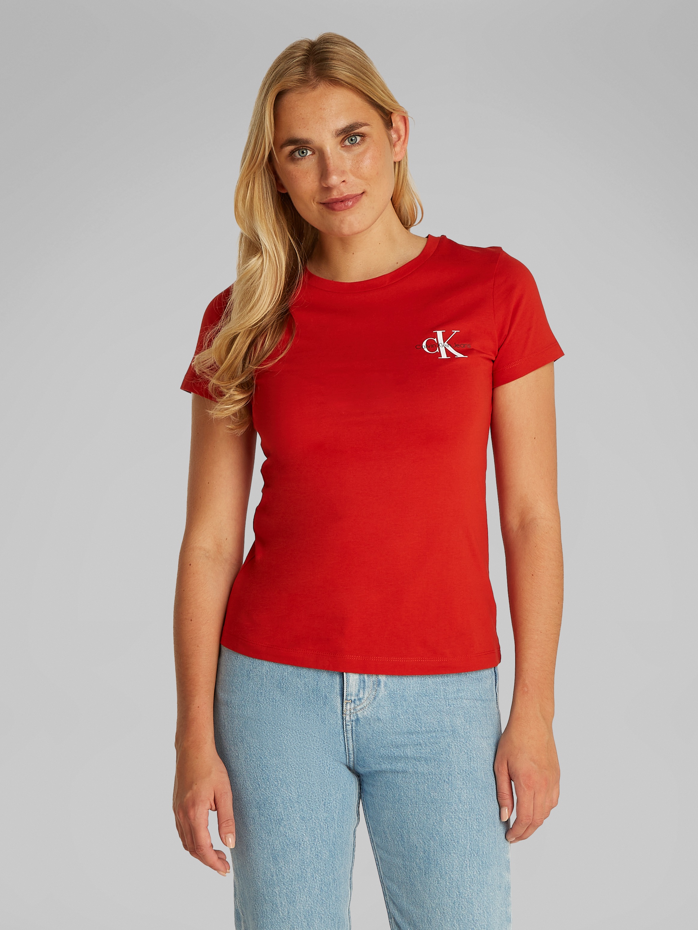 Calvin Klein Jeans T-Shirt "2-PACK MONOLOGO SLIM TEE", (Packung, 2er-Pack), günstig online kaufen
