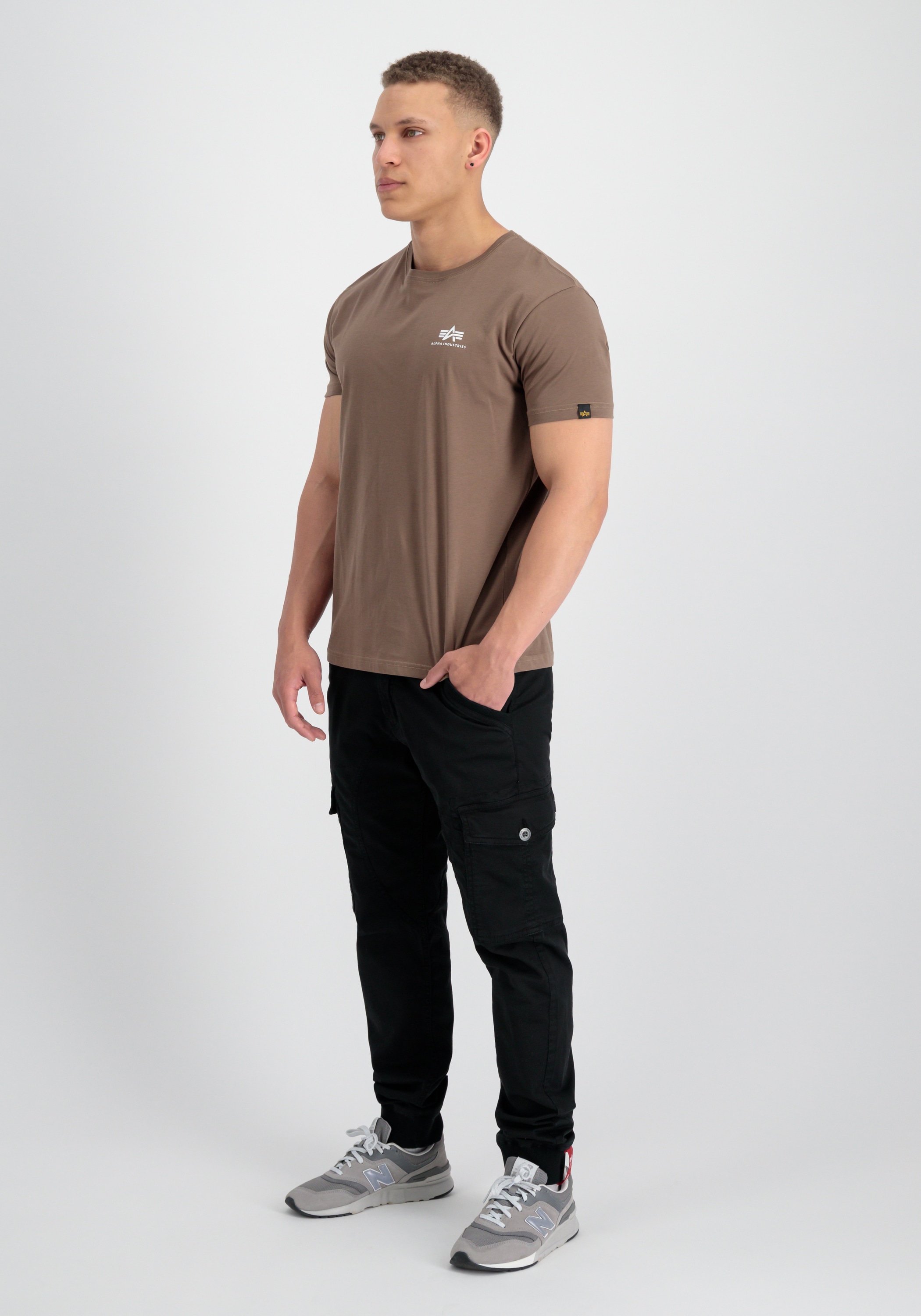 Alpha Industries T-Shirt »Alpha Industries Men - T-Shirts Basic T-Shirt SL«