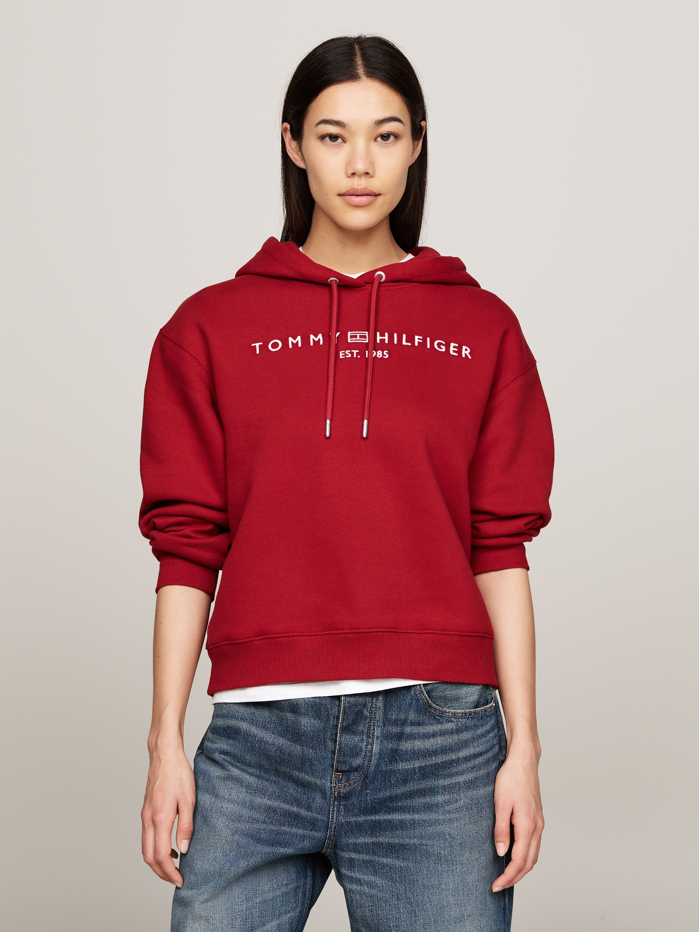 Kapuzensweatshirt »MDRN REG CORP LOGO HOODIE«, Mit Tommy Hilfiger Schriftzug