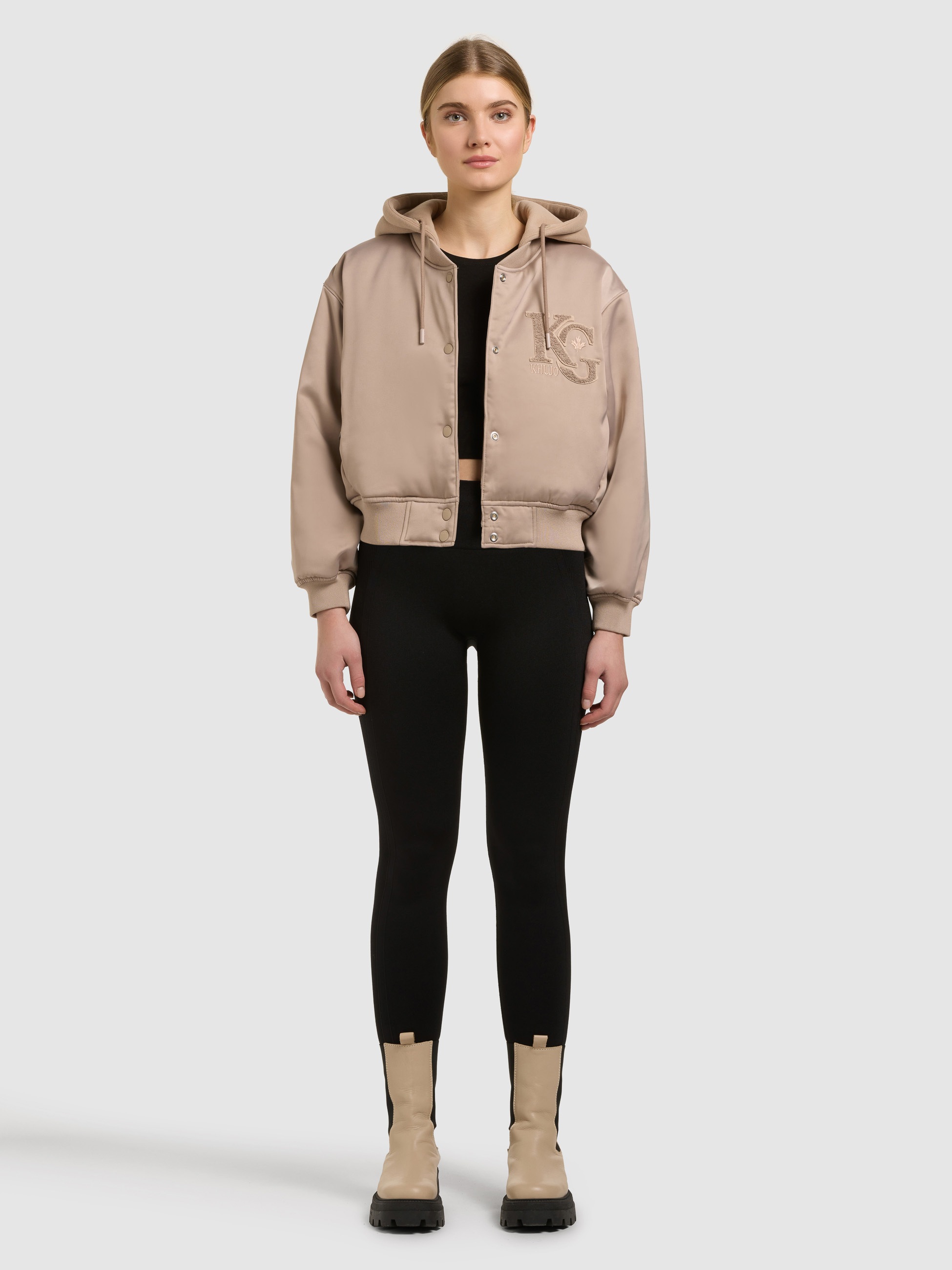 khujo Blouson »CHANI« mit Kapuze