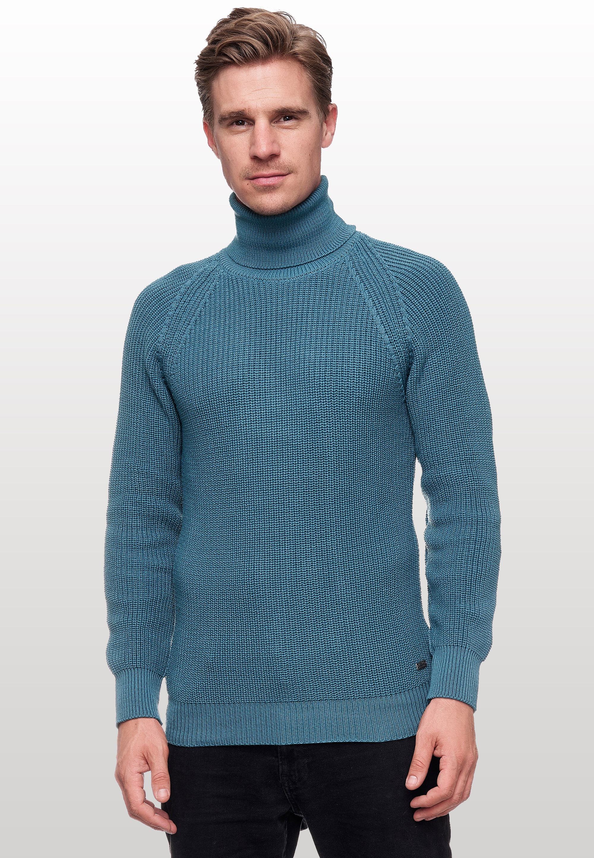 Rusty Neal Rollkragenpullover, mit kuscheligem Rollkragen