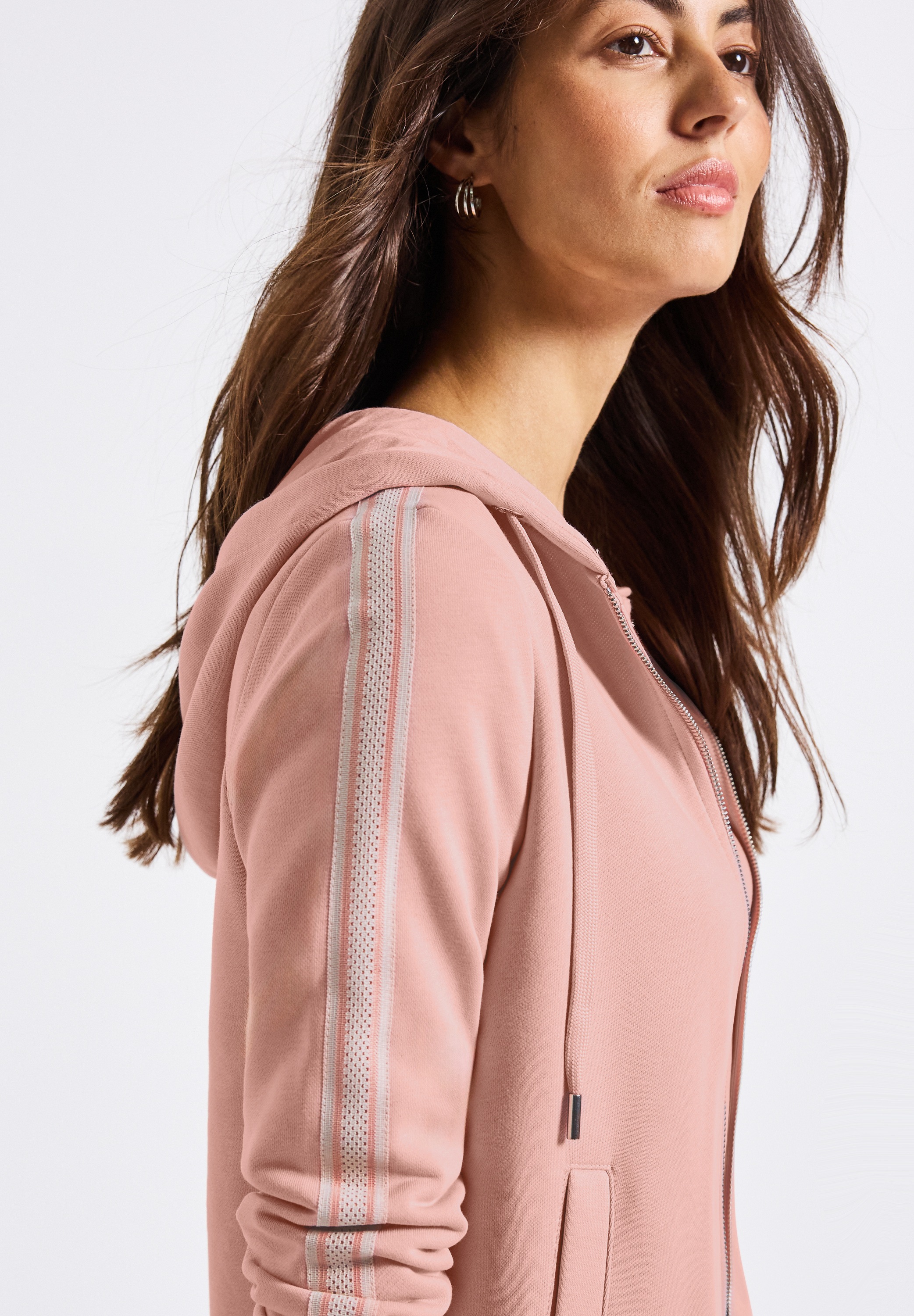 Thumbnail - STREET ONE Kapuzensweatshirt mit Gallon Streifen