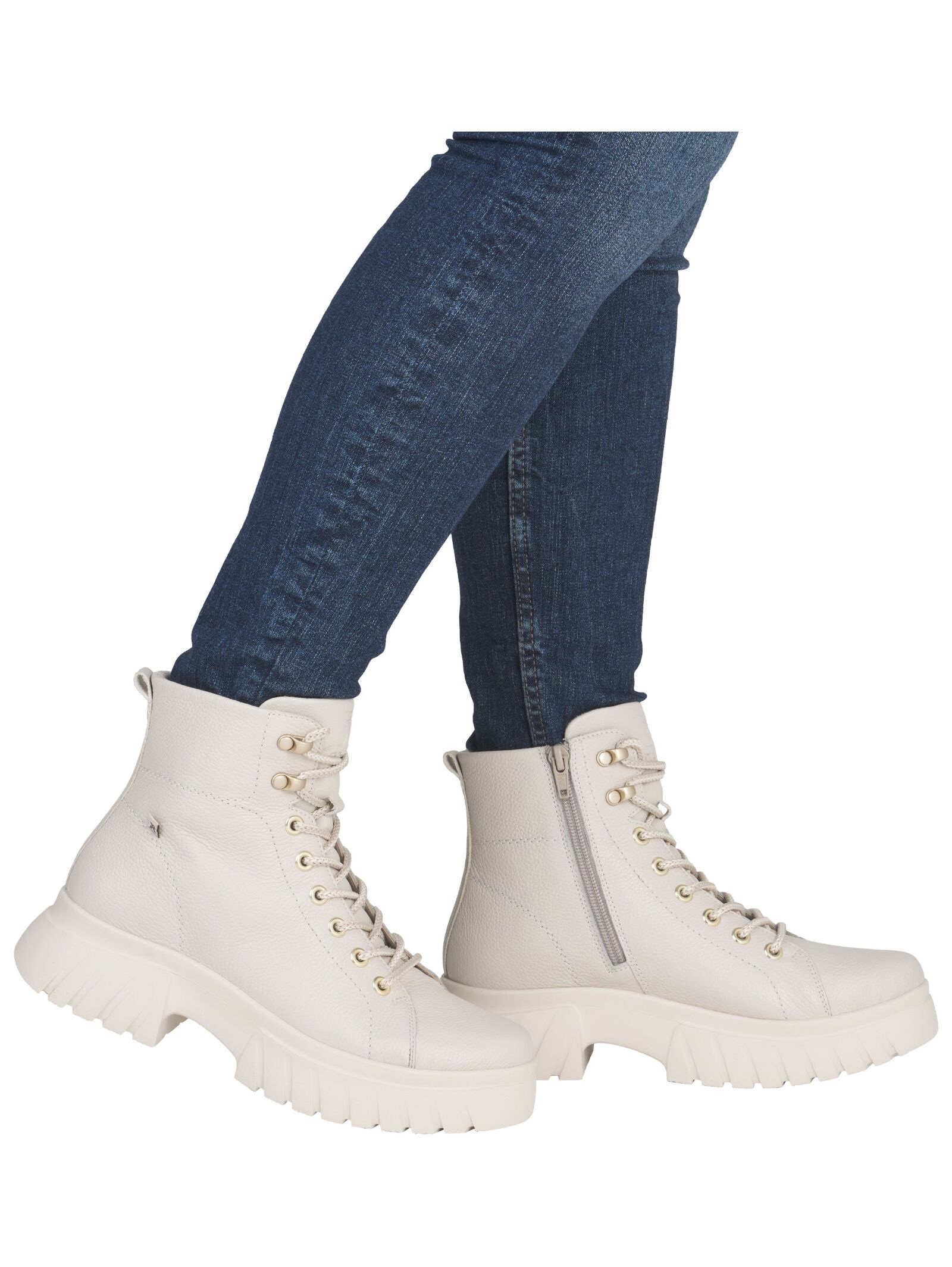 Rieker Schnürstiefelette »Rieker Stiefelette Glattleder«