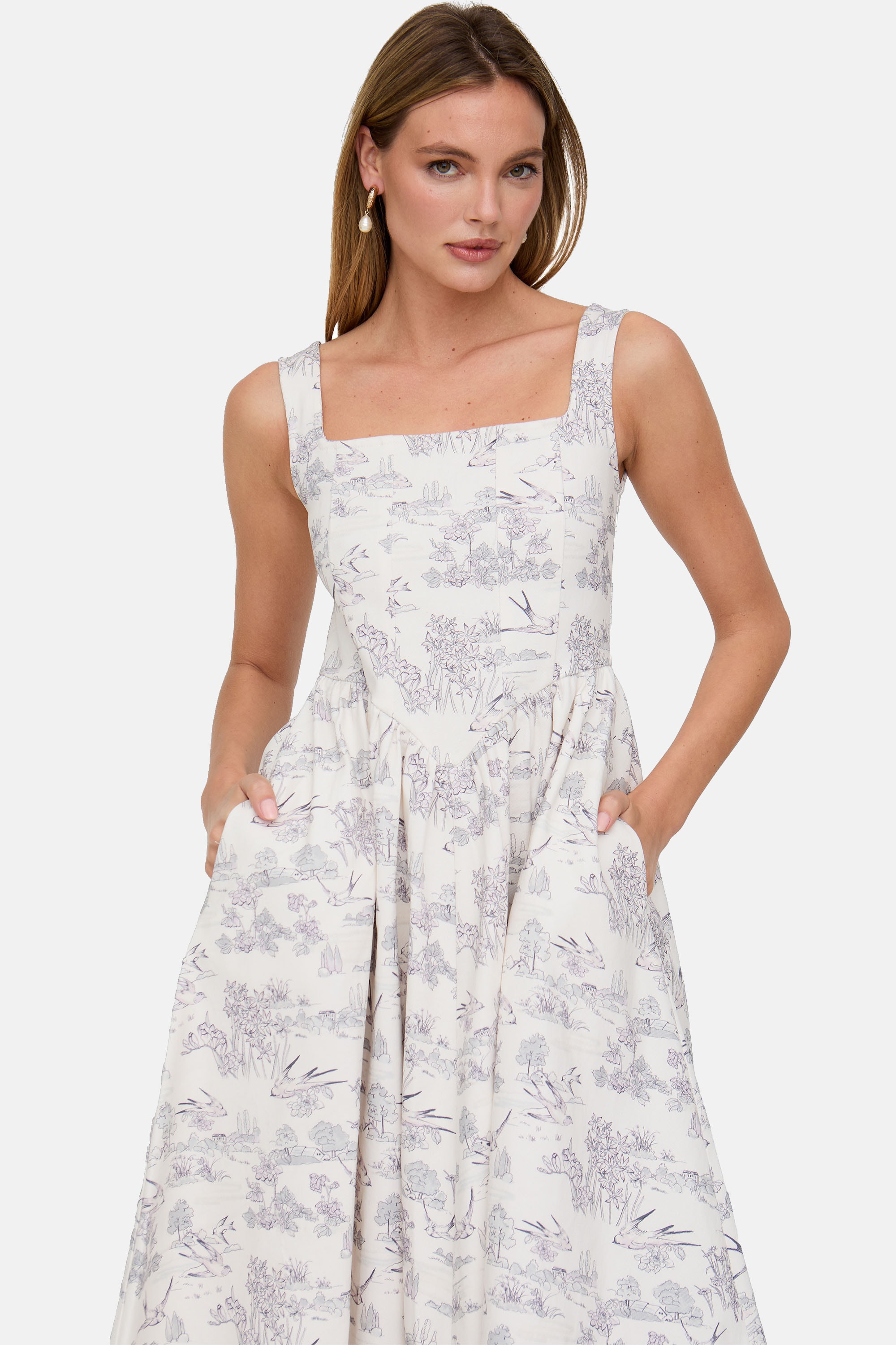 Lily and Lionel Midikleid »Hayley Corset Inspired Midi Dress Damen«