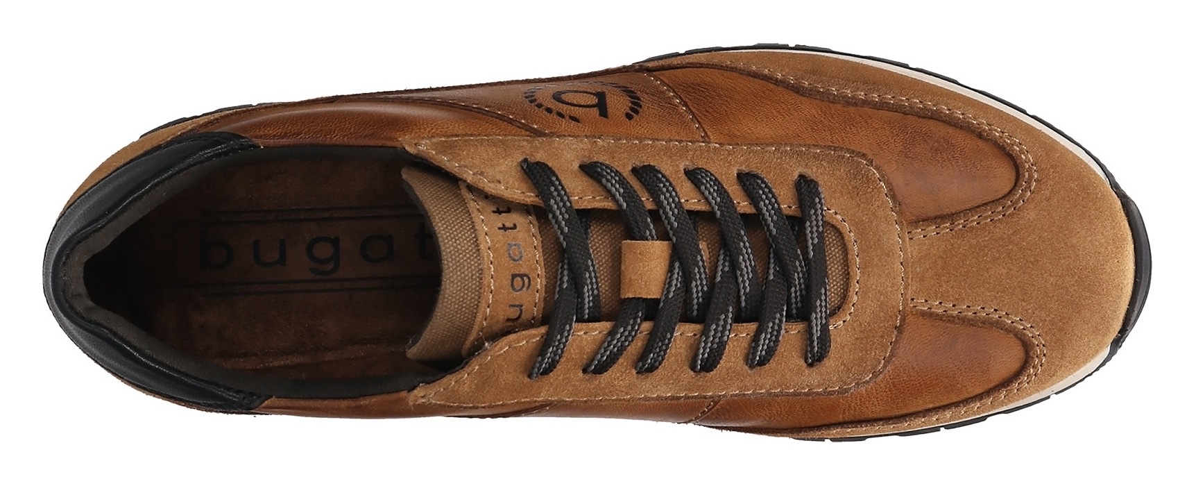 bugatti Sneaker, Halbschuh, Schnürschuh, Freizeitschuh mit dezentem Logo
