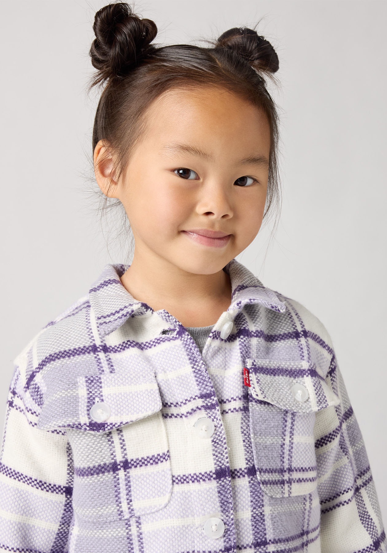 Levi's® Kids Hemdjacke »LVG OVERSIZED PLAID SHACKET«, for Girls, Fleece