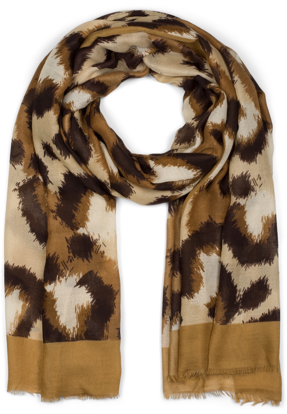 styleBREAKER Schal "Schal mit Oversize Leoparden Print" 1 Stk.