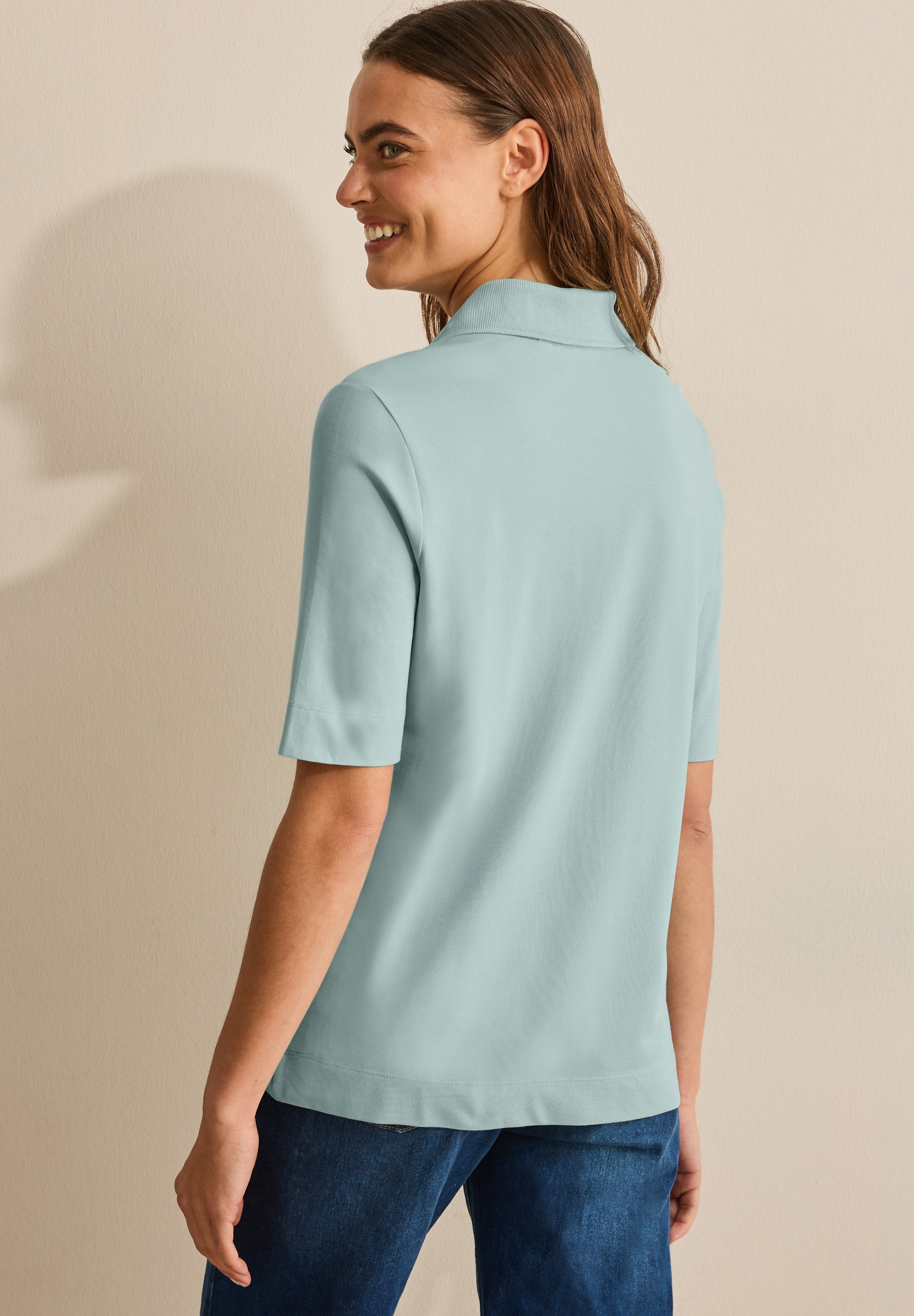 Cecil Poloshirt, im soften Baumwoll-Mix