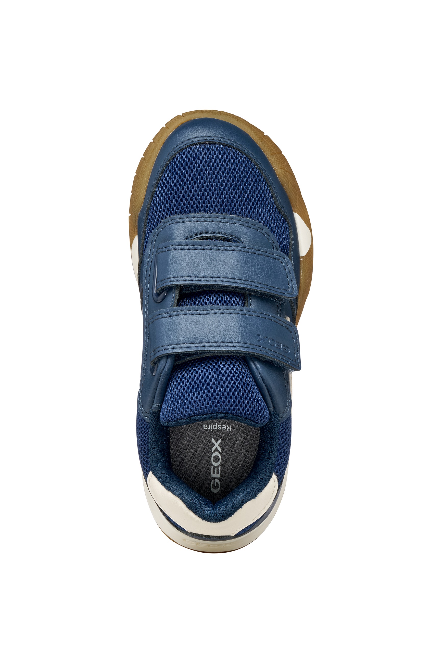 Geox Klettschuh »J RANN-E BOY«  Halbschuh mit Kontrastbesatz, Größenschablone zum Download