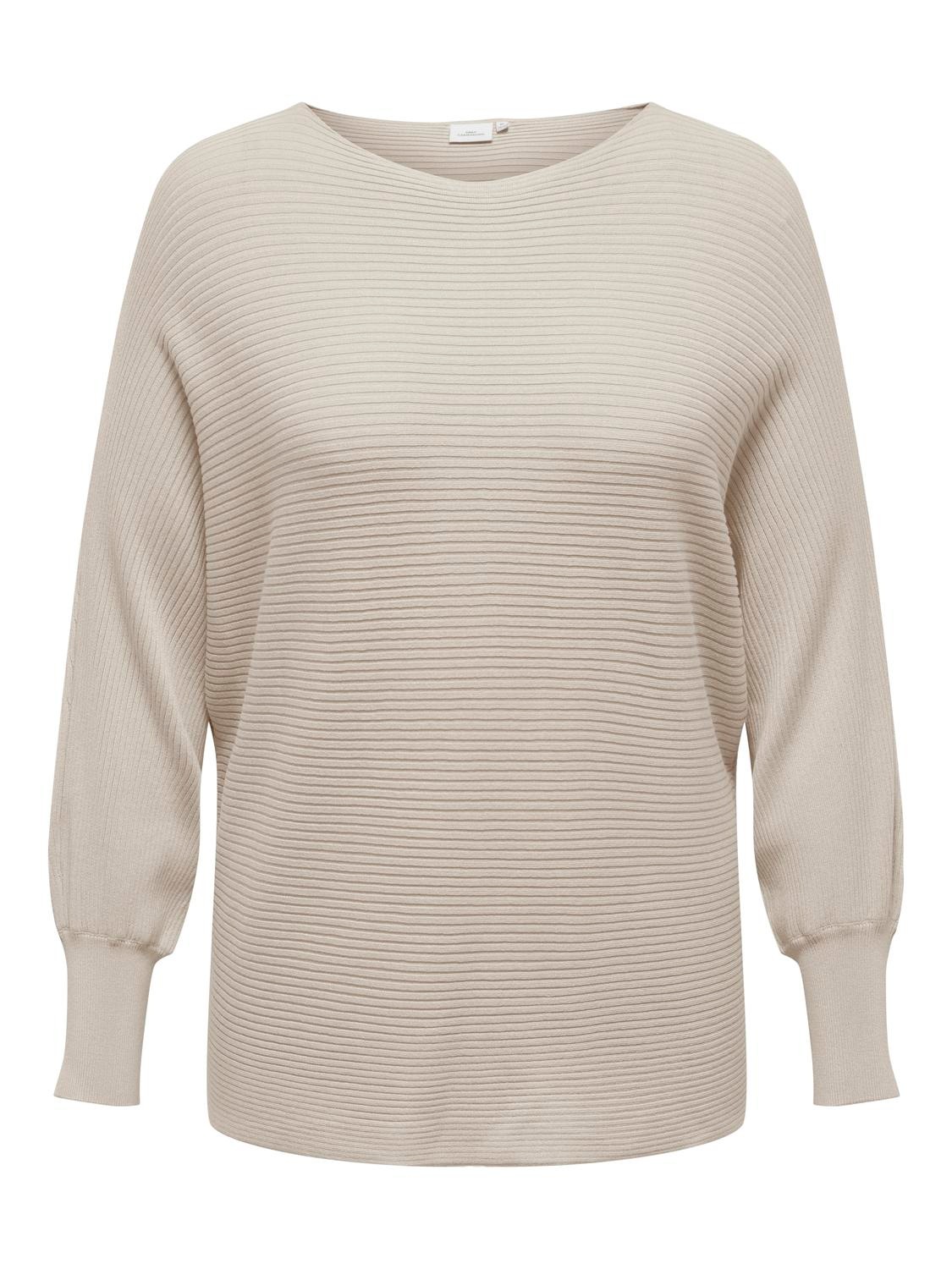 ONLY CARMAKOMA Strickpullover »CARNEW ADALINE LIFE L/S PULLOVER KNT«