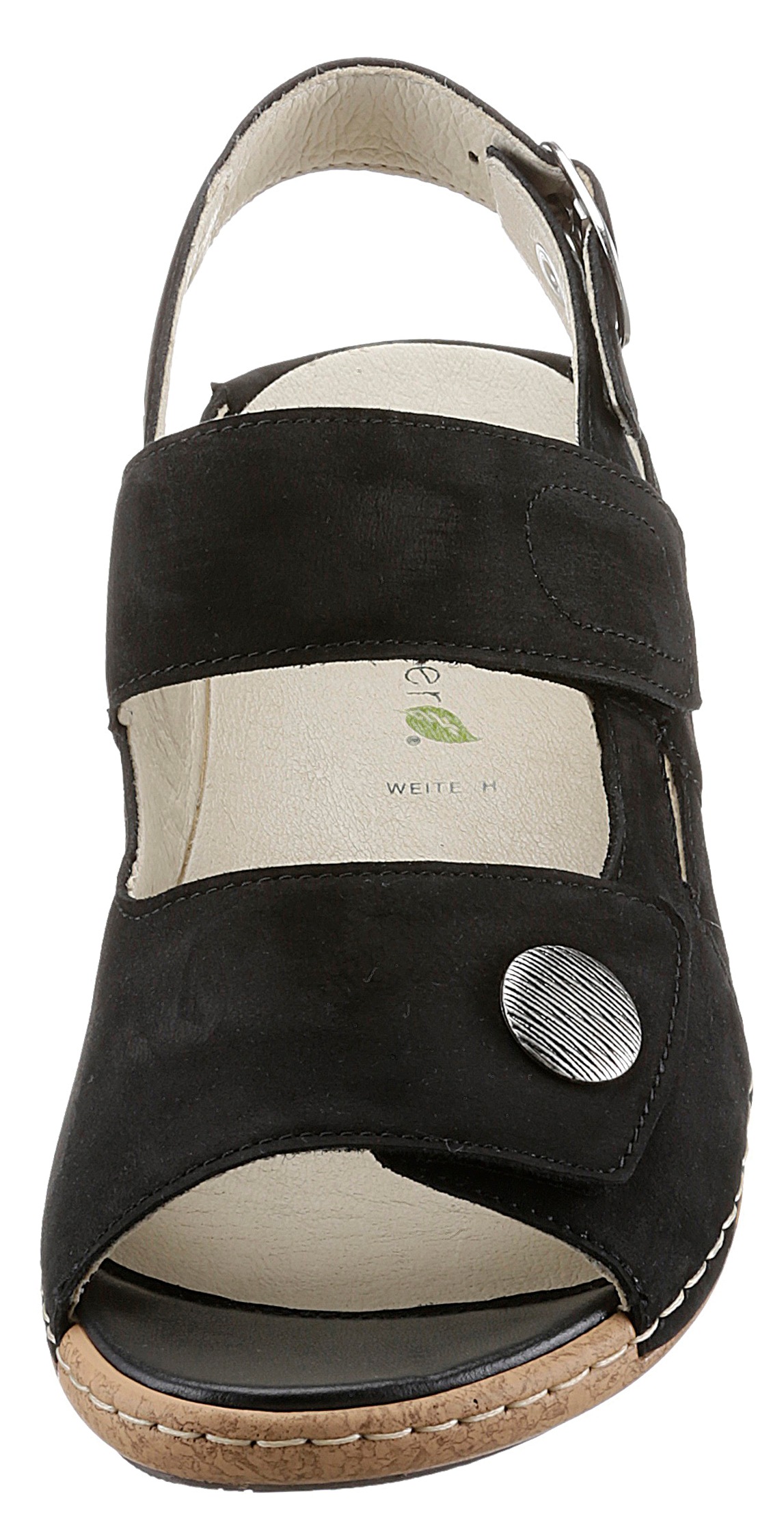 Waldläufer Heliett Women Sandals Black 7.5 3