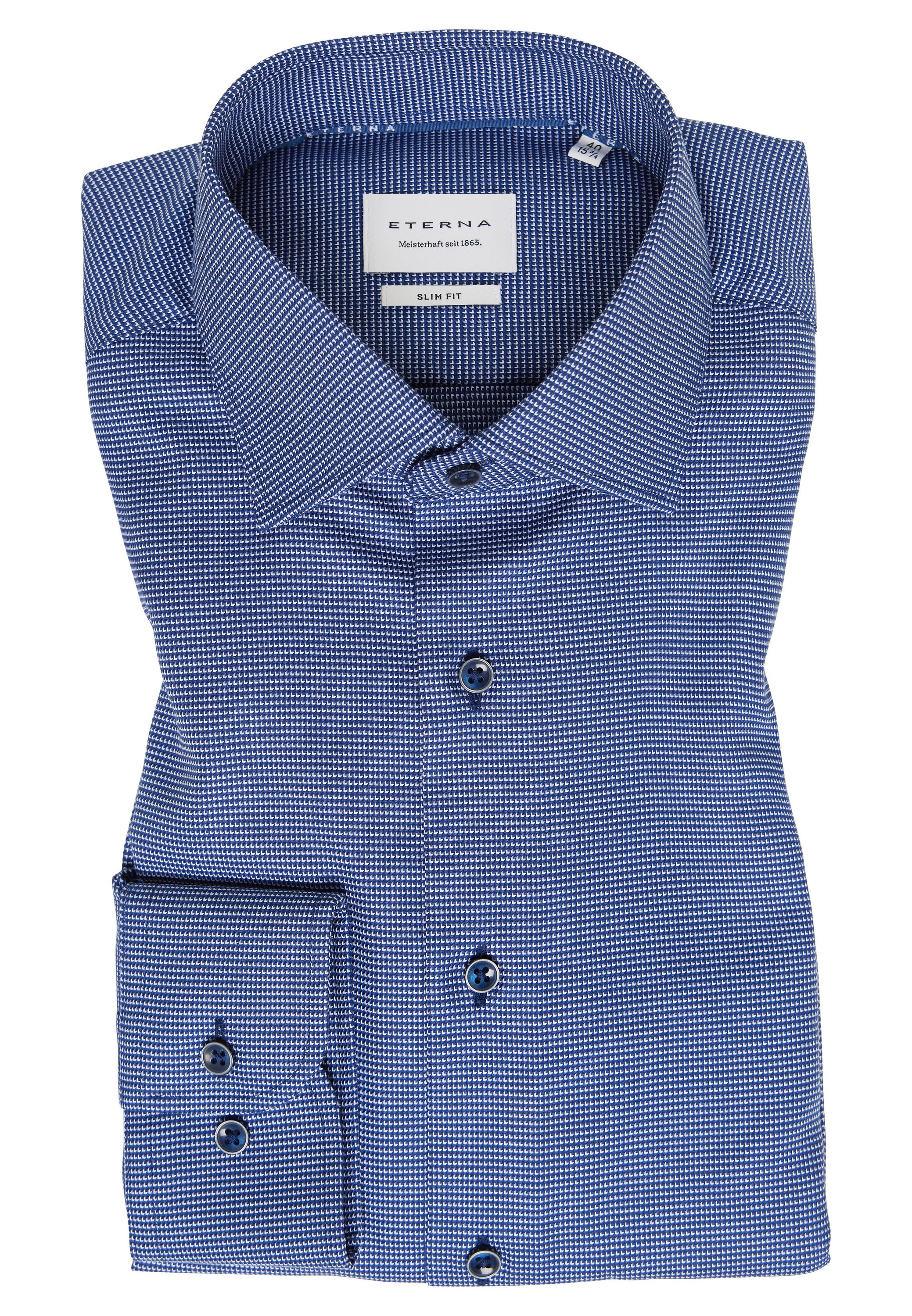 Eterna Langarmhemd »SLIM FIT«, NON IRON (bügelfrei)