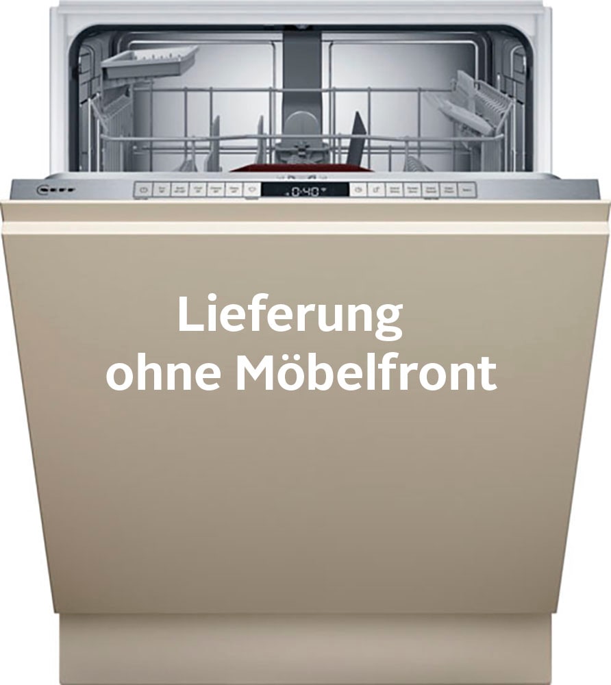 NEFF vollintegrierbarer Geschirrspüler N 70 "S257YAX03E", 13 Maßgedecke, Info Light: projizierter Punkt während des Betr