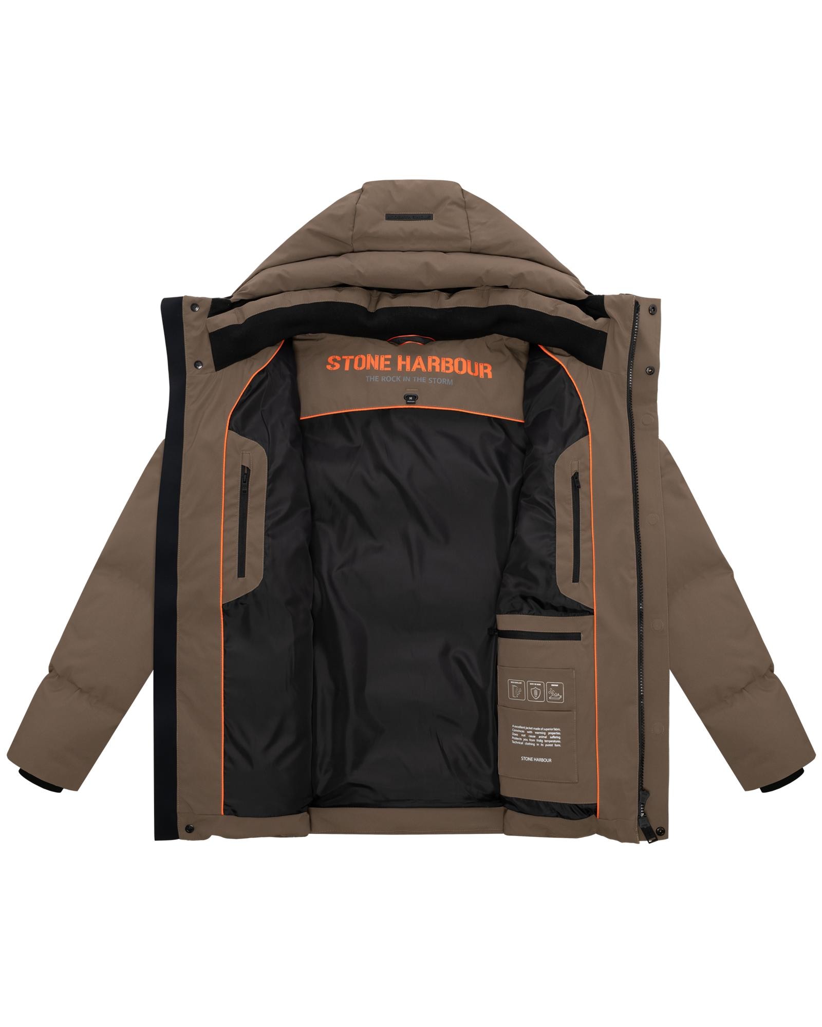Stone Harbour Steppjacke »Taviaan XX«, mit Kapuze, Gesteppte Herren Jacke mit Kapuze