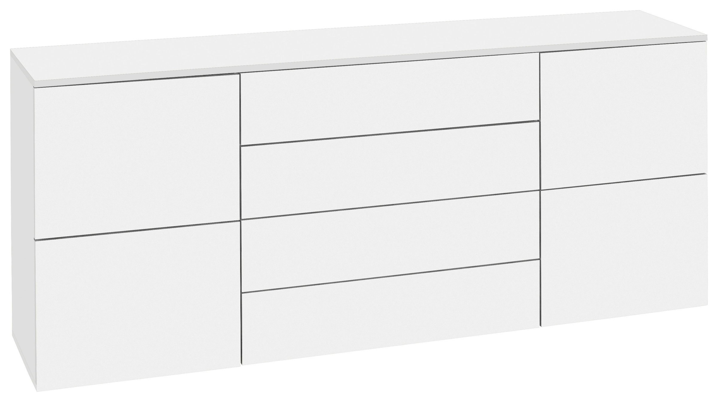 borchardt Möbel Sideboard "Rova, Kommode Breite 166 cm" Mit praktischer Pus günstig online kaufen