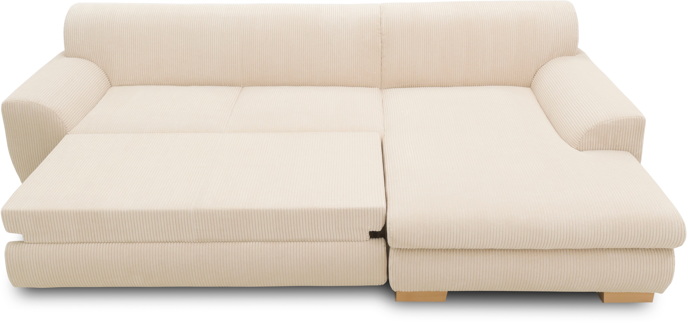 Home affaire Ecksofa »Nika L-Form«, wahlweise mit Bettfunktion, auch in Cord