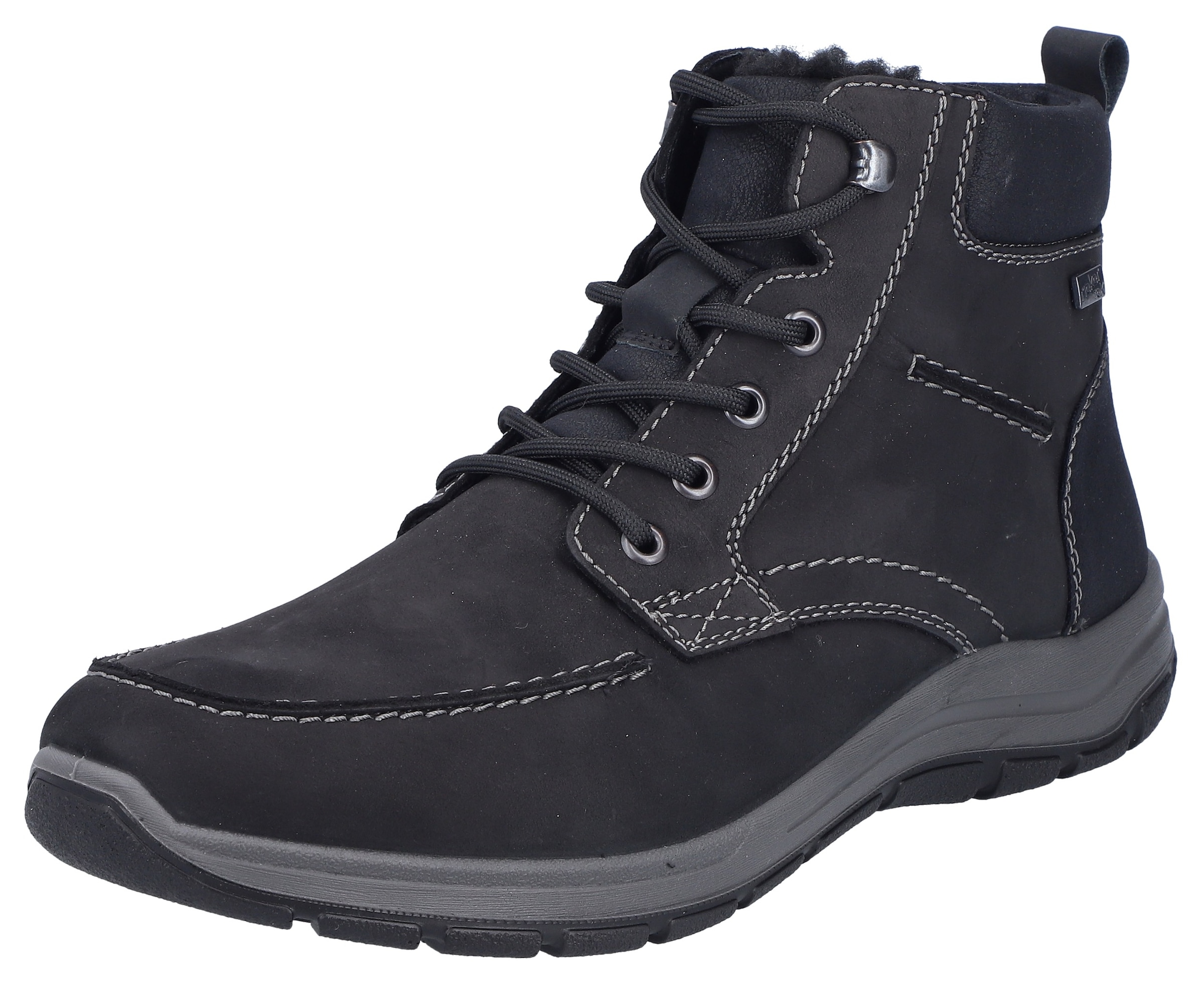 Winterboots, Outdoorschuh, Schnürboots, Stiefelette mit riekerTEX-Membran