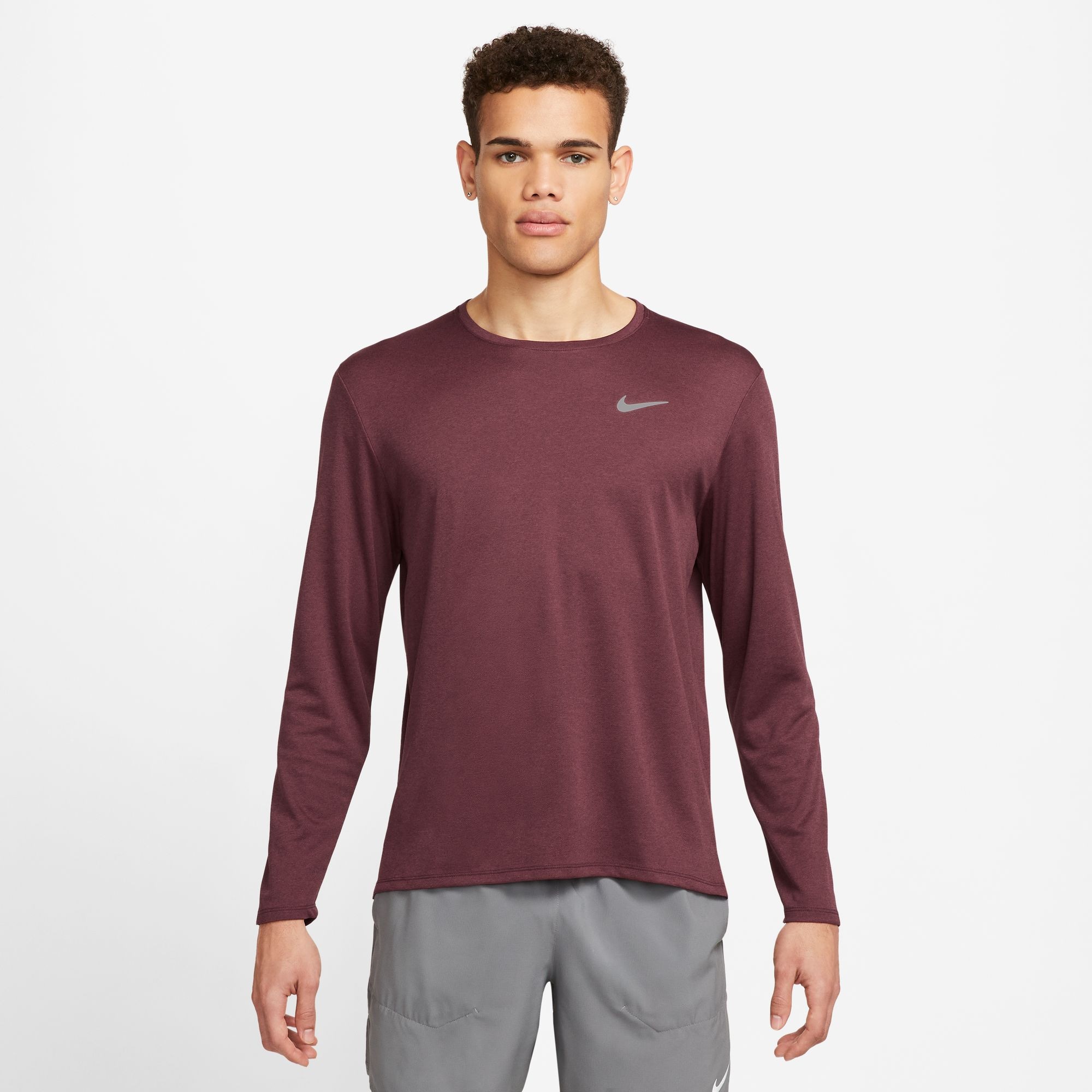 Nike Laufshirt "DRI-FIT UV MILER MENS LONG-SLEEVE RUNNING TOP"