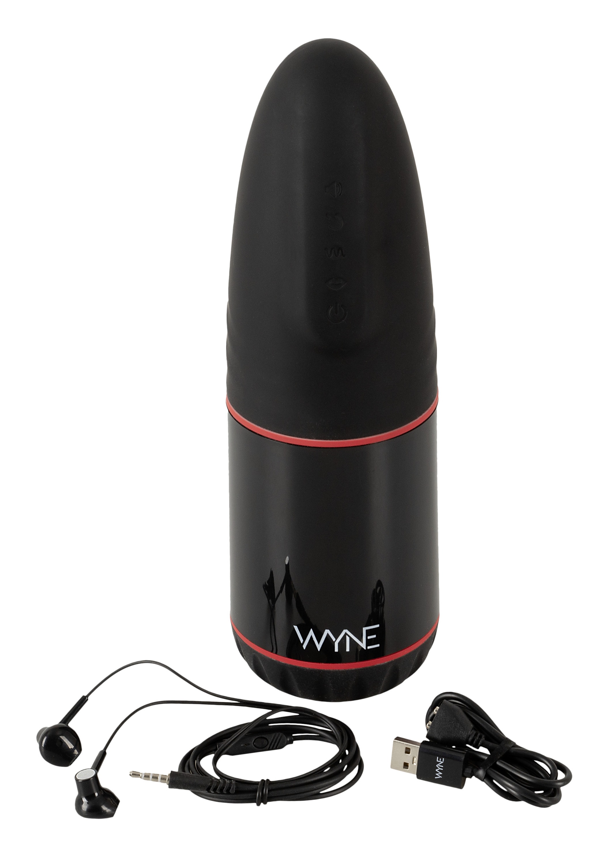 WYNE Masturbator »Masturbator mit Vibration und Heizfunktion WYNE 02«