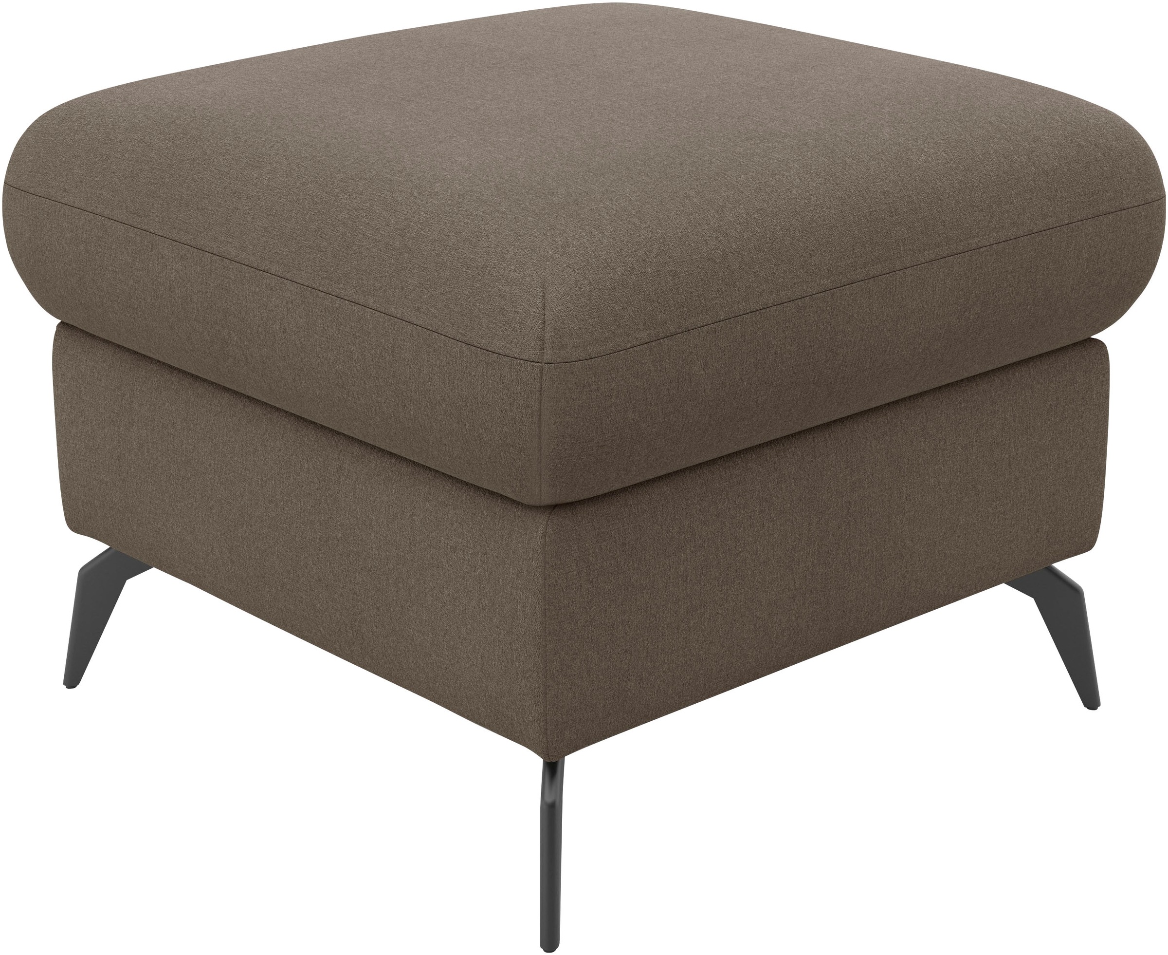 Home affaire Polsterhocker "Rochelle", (1 St.), moderne 15 cm Metallfüße günstig online kaufen