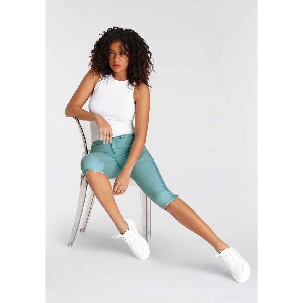 Arizona Caprijeans »Ultra Stretch«, High Waist mit seitlichem Streifen