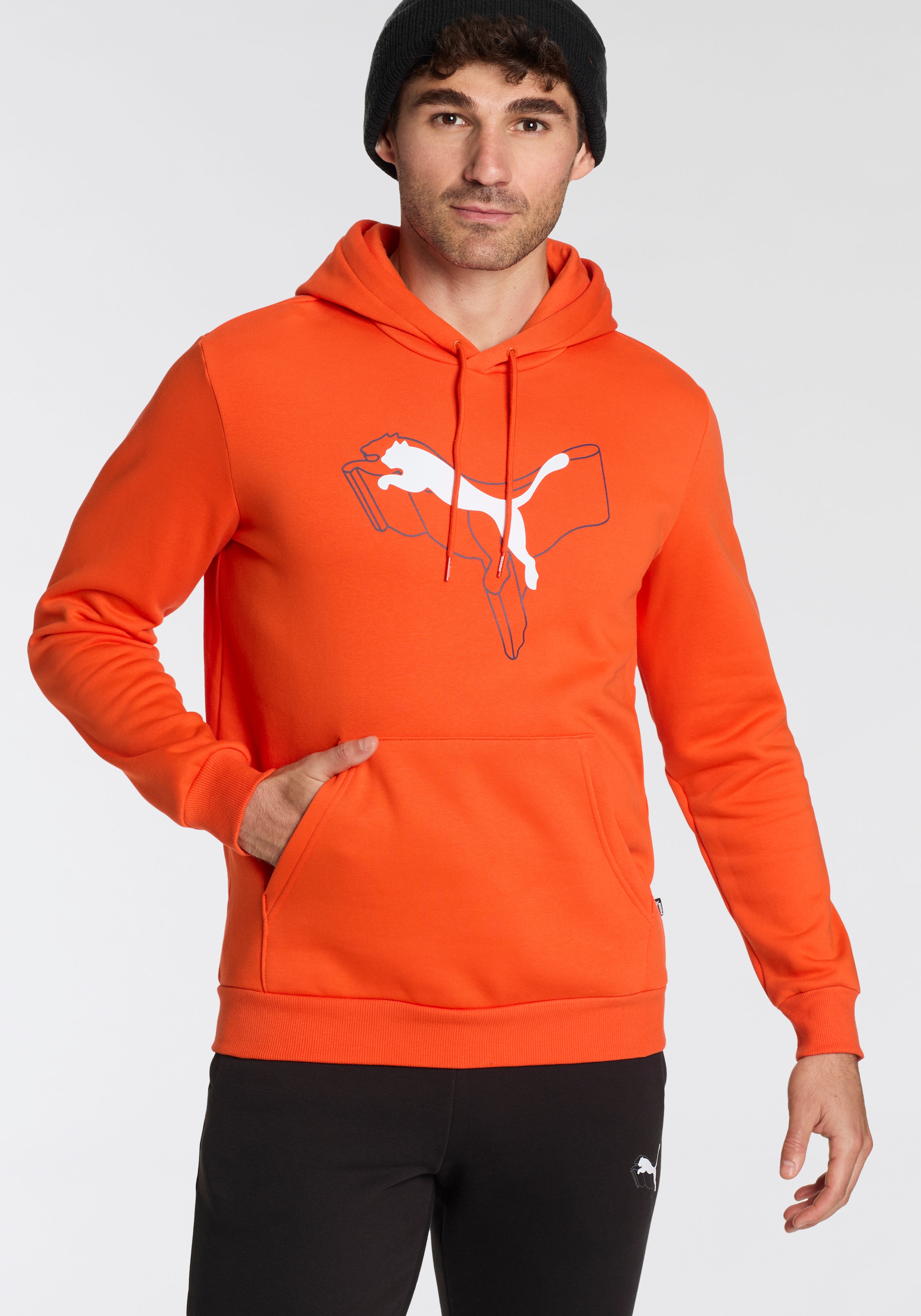 PUMA Kapuzensweatshirt "ESS+ LOGO LAB CAT HOODIE FL", mit Kängurutasche, mi günstig online kaufen
