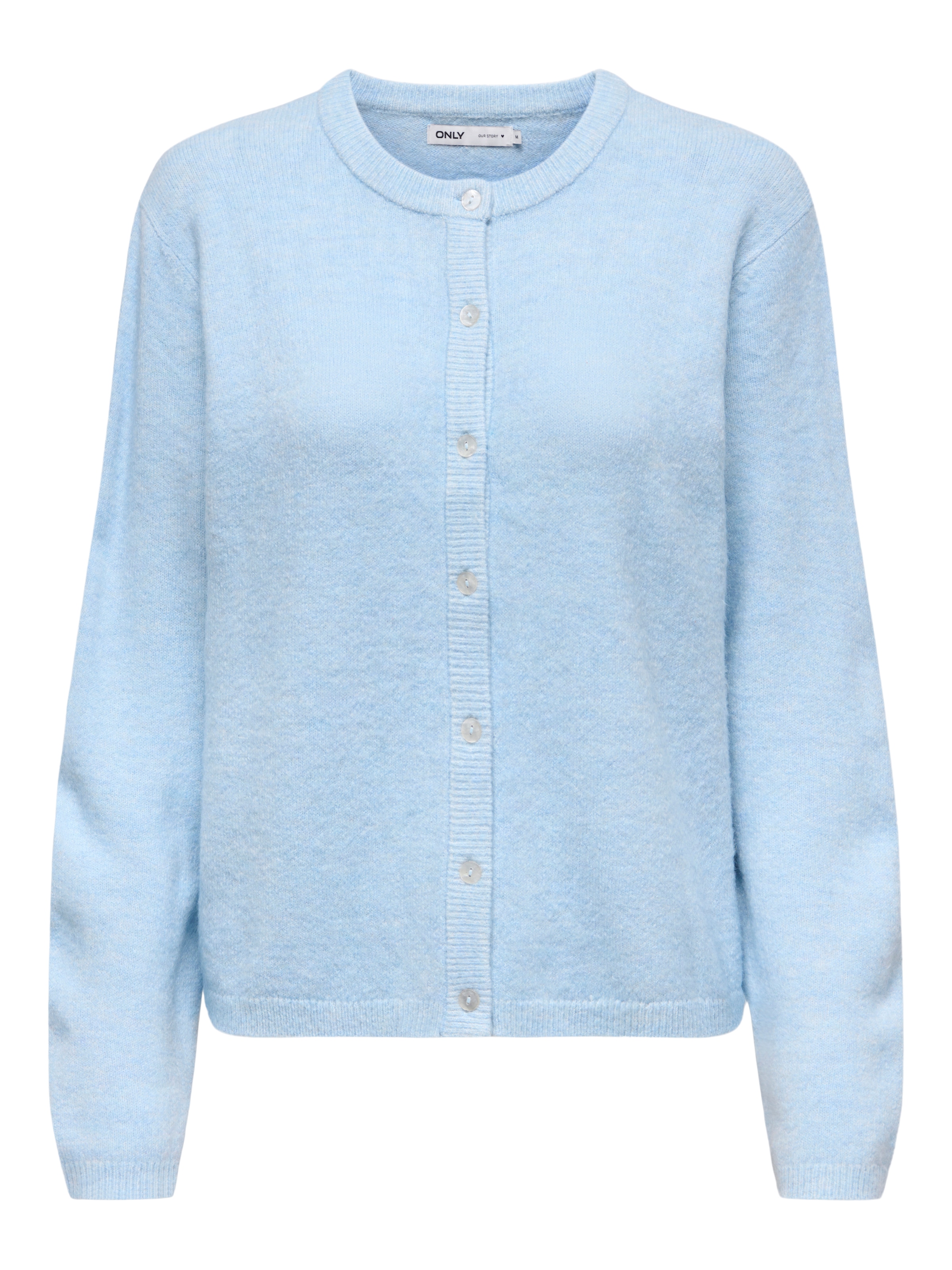ONLY Strickjacke »ONLSIMONI L/S O-NECK CARDIGAN KNT NOOS« Materialmix, relaxed fit