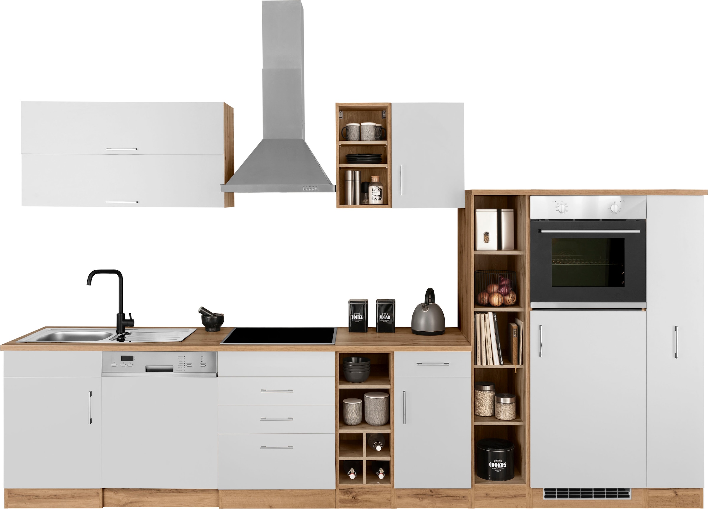 Küchenzeile Holzwerkstoff, für 360 mit MÖBEL HELD E-Geräten, cm, Breite Ladendirekt Preisvergleich | SKU: 11642416 aus Colmar,