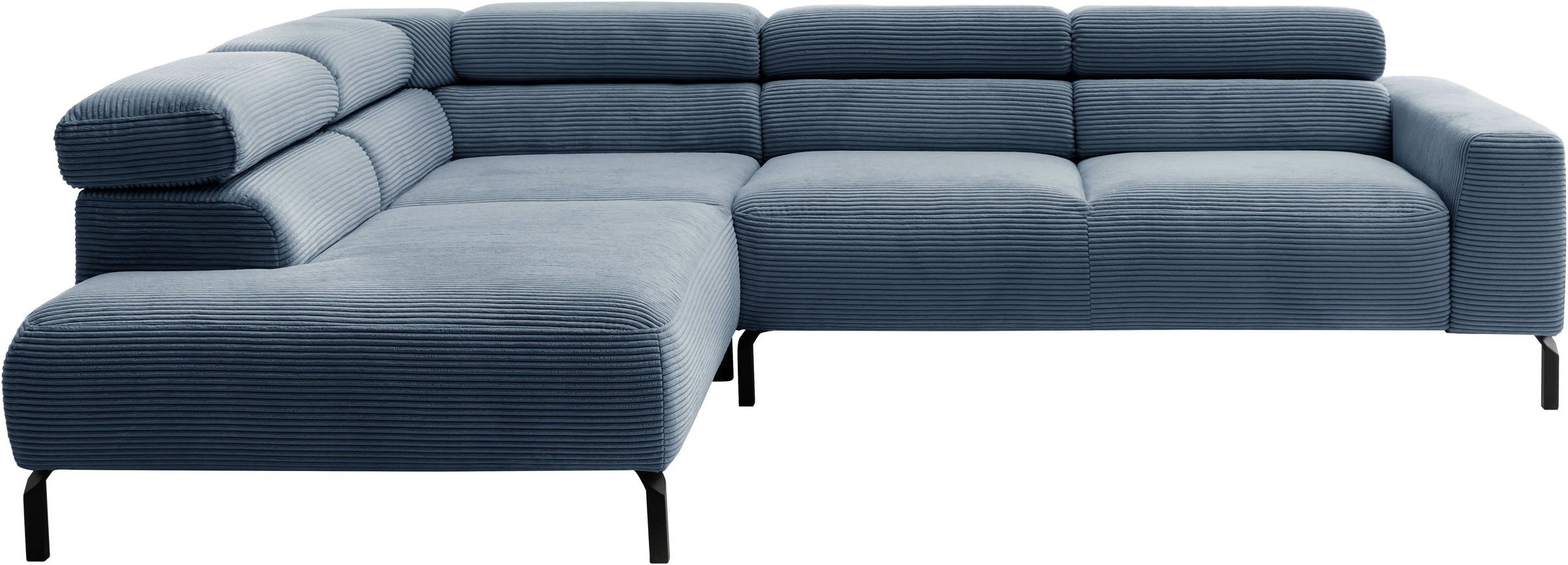 Home affaire Ecksofa "Antonelli, L-Form, inkl. Kopfteilverstellung, Breite günstig online kaufen