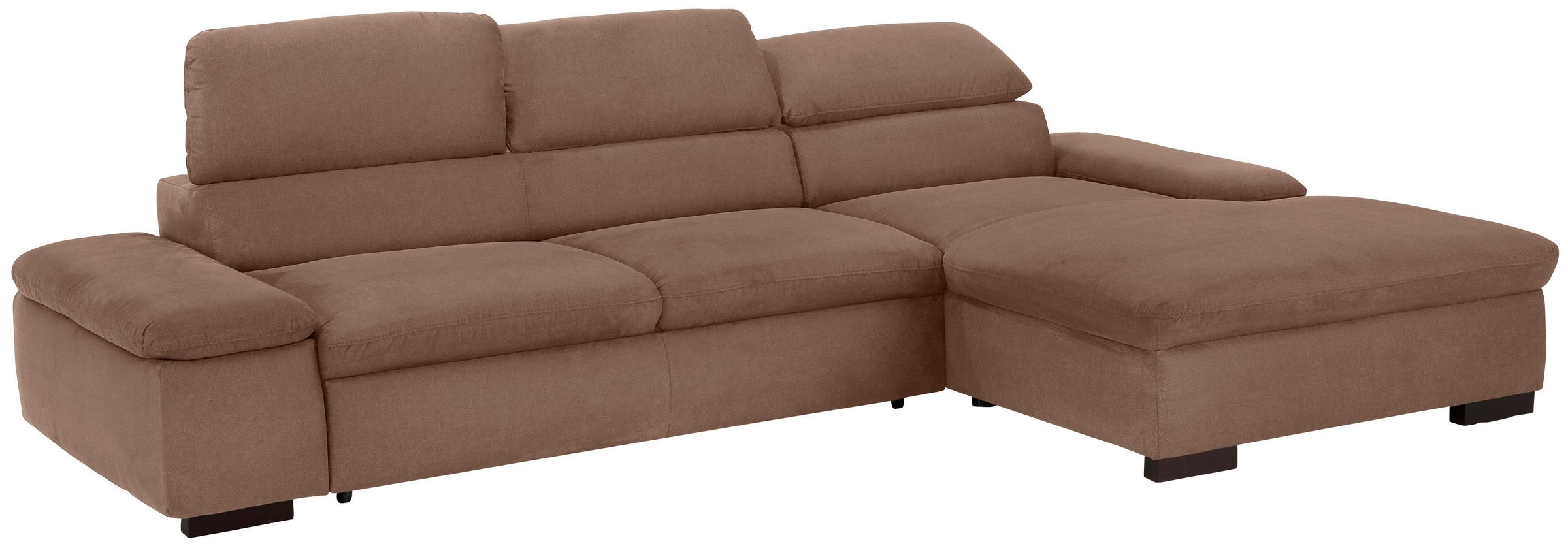 Home affaire Ecksofa »Alberto L-Form«, mit Kopfteilverstellung, wahlweise mit Bettfunktion