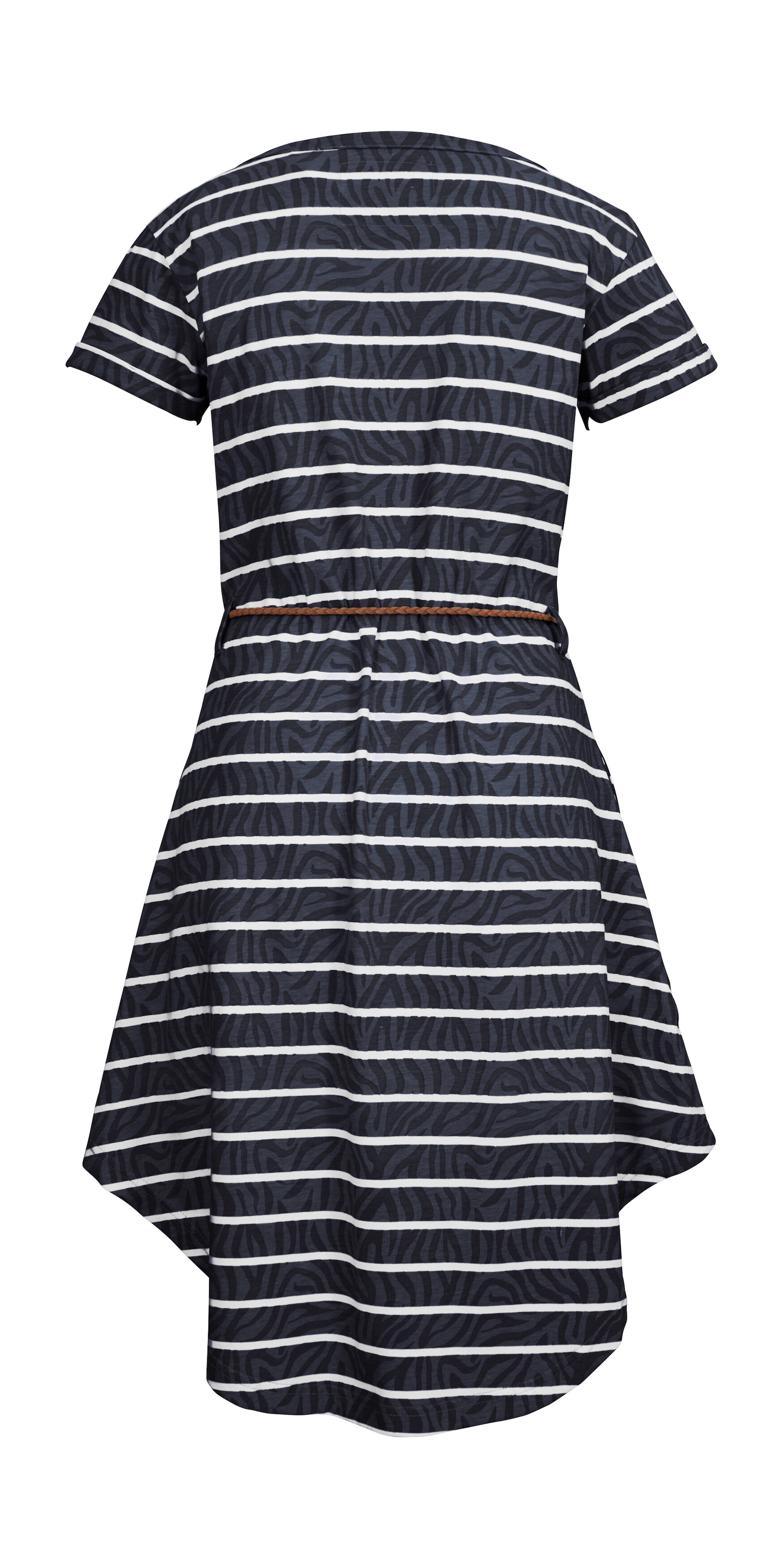 G.I.G.A. DX by killtec Sommerkleid »GS 31 WMN DRSS« Gestreiftes Baumwollkleid mit Bindegürtel und Zierknöpfen