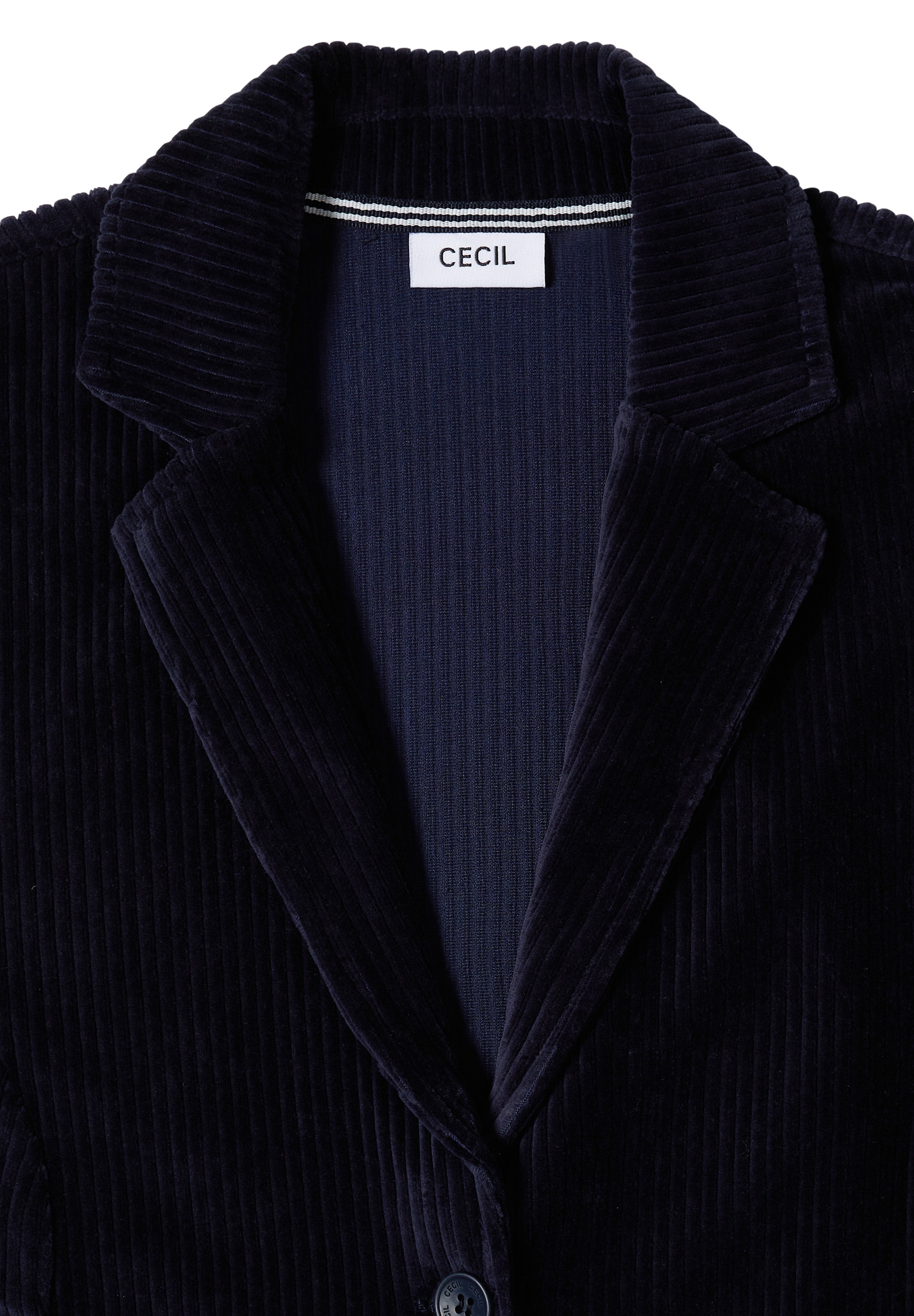 Cecil Jackenblazer Cordblazer mit Reverskragen