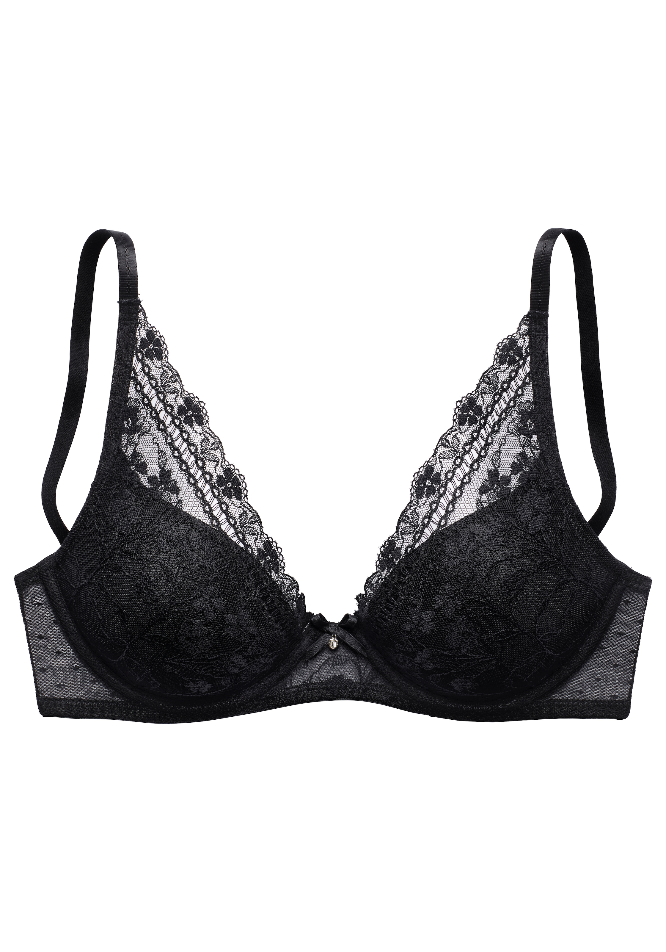Nuance Push-up-BH, mit Bügel aus zarter, elastischer Spitze, verführerische Dessous