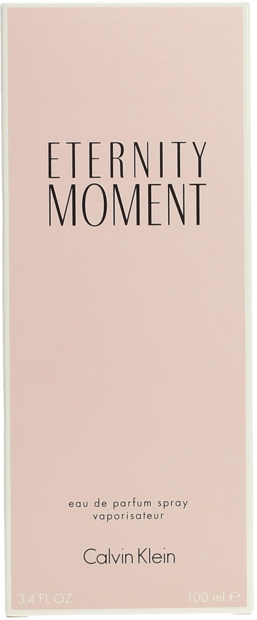 Calvin Klein Eau de Parfum »Eternity Moment«, mit Bouquet aus Guave, Granatapfel und Litschi