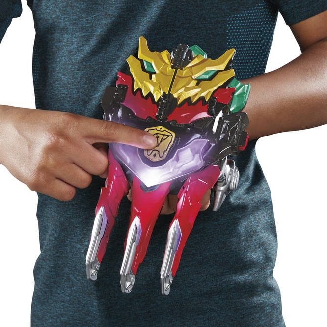 Hasbro Blaster »Power Rangers Dino Fury, Knight Morpher«, mit Licht und Sound