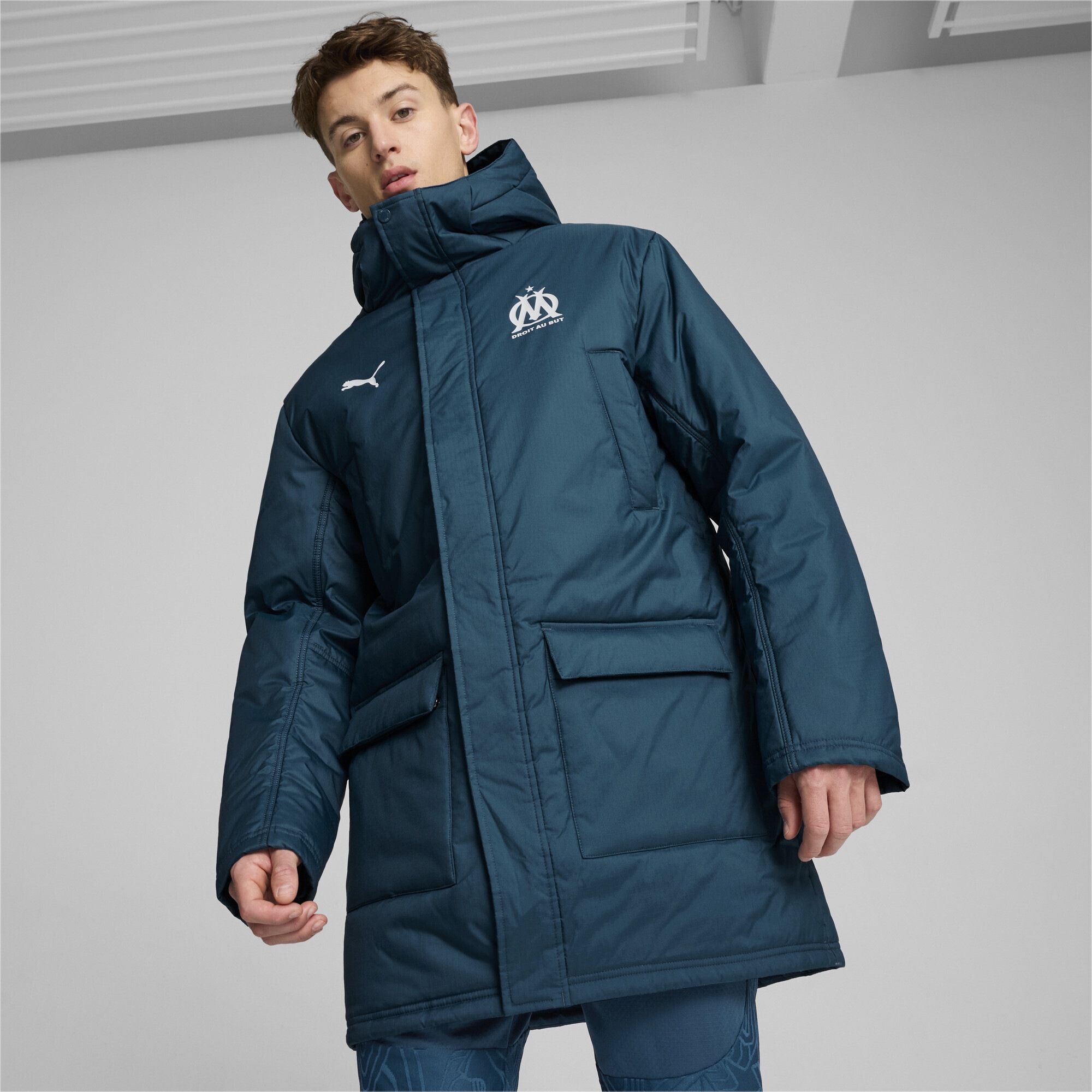 PUMA Winterjacke »Olympique de Marseille Winterjacke Herren«