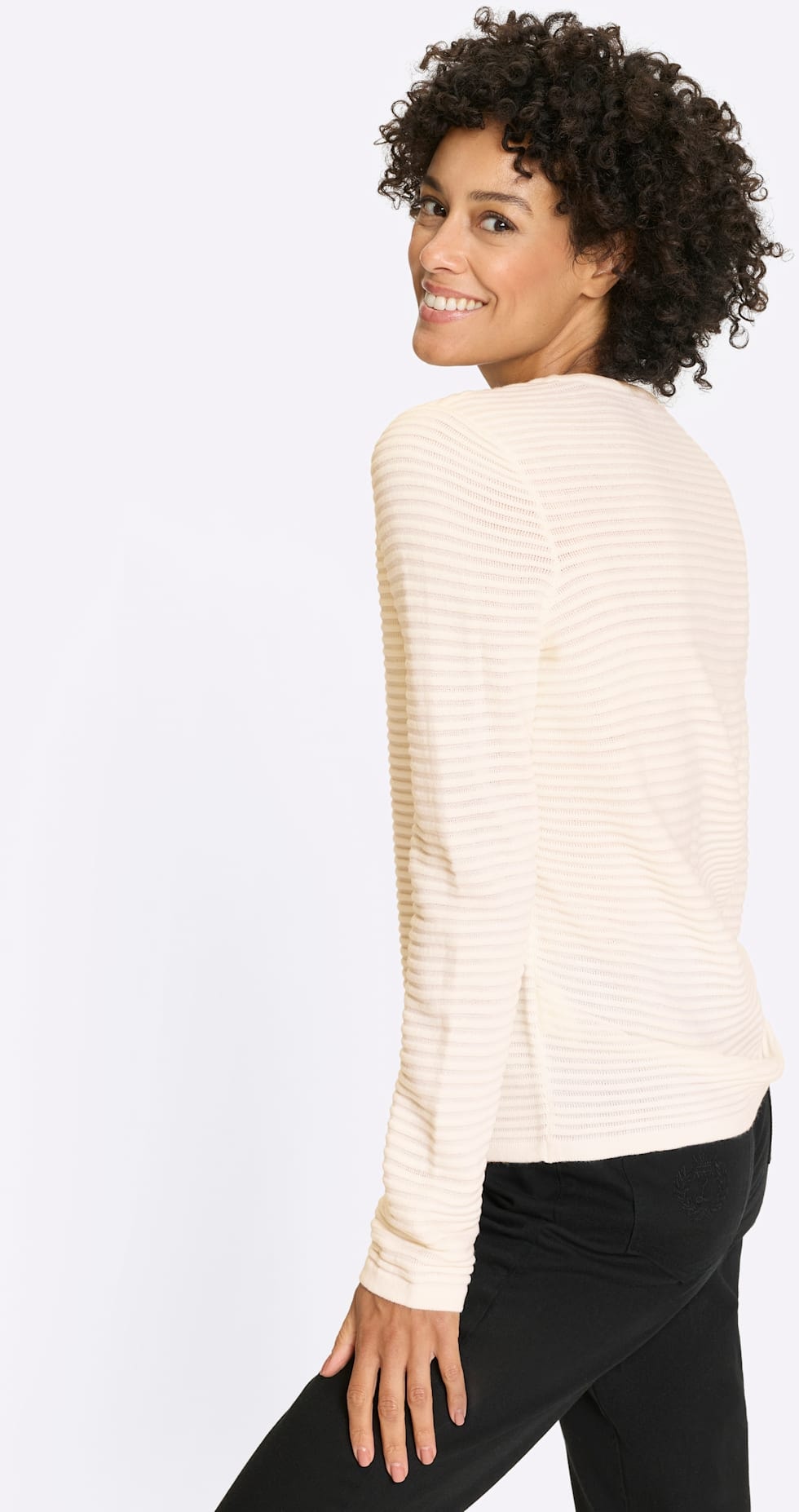   Rundhalspullover »Langarm-Pullover«