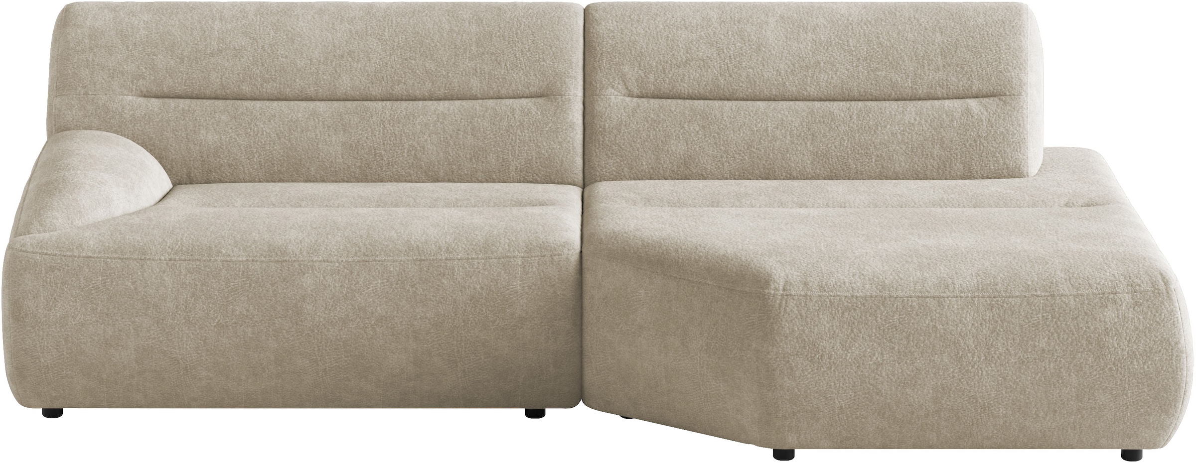 sit&more Ecksofa "Scrabble" Modernes Design in verschiedenen Stoffarten