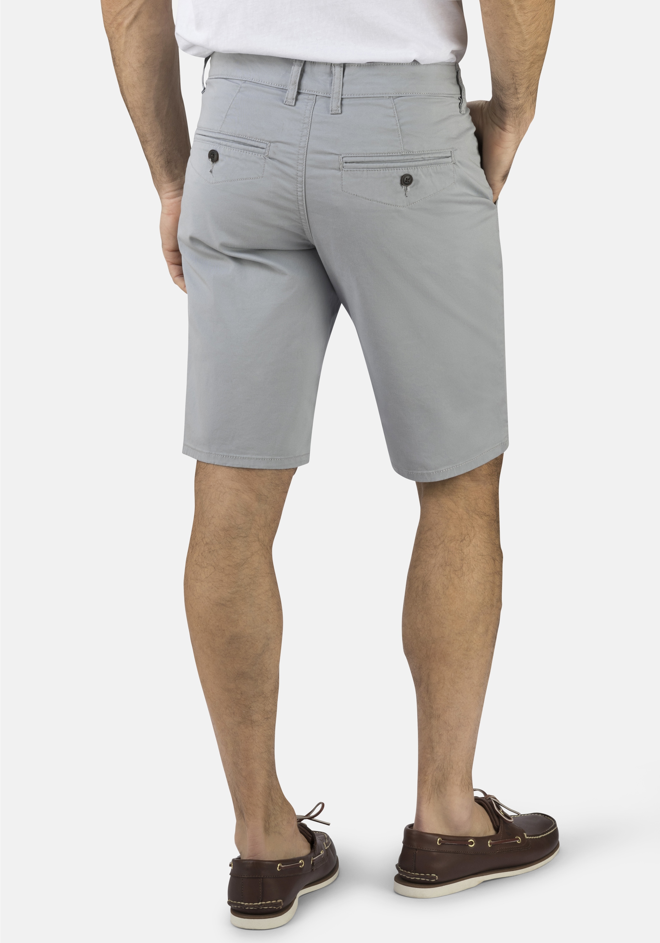 Stooker Men 5-Pocket-Jeans »Chinobermuda Bermuda«, Comfort Slim Fit Casual Clean Wash Twill Coloured für Herren