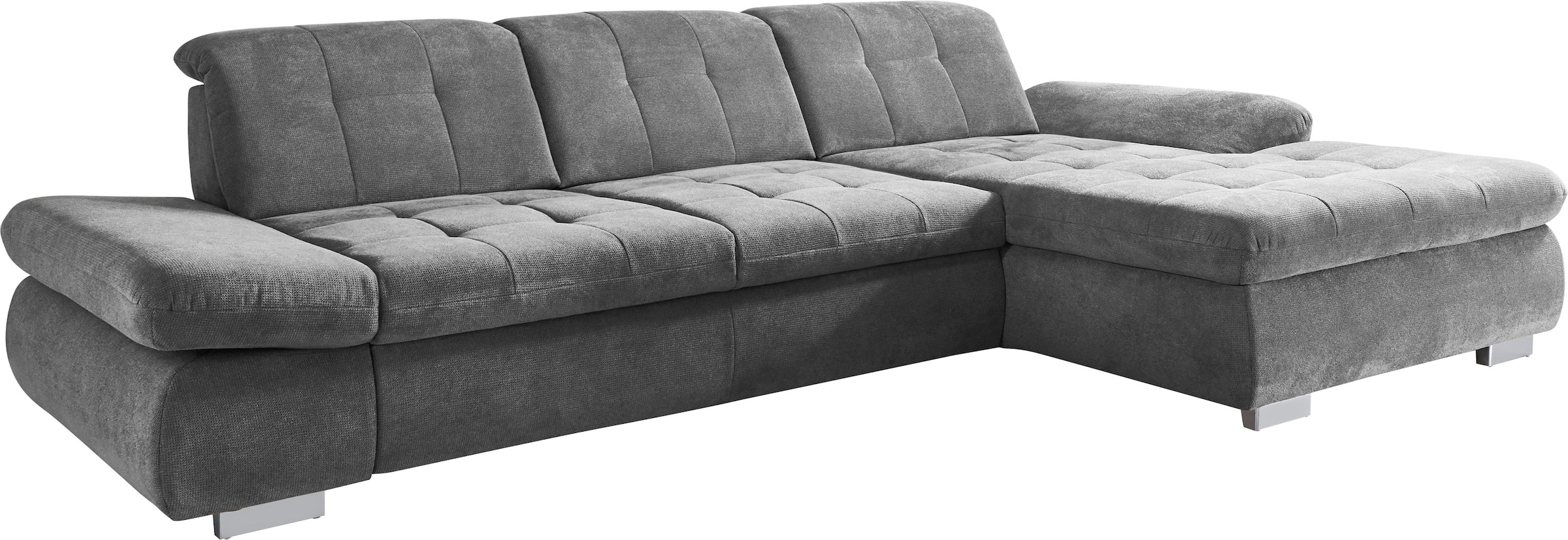 Die PlanBar Ecksofa "MP-IN17004 L-Form, Breite 331 cm, Kaltschaum-Polsterung" inkl. Sitztiefenverstellung, wahlweise weitere Funktionen