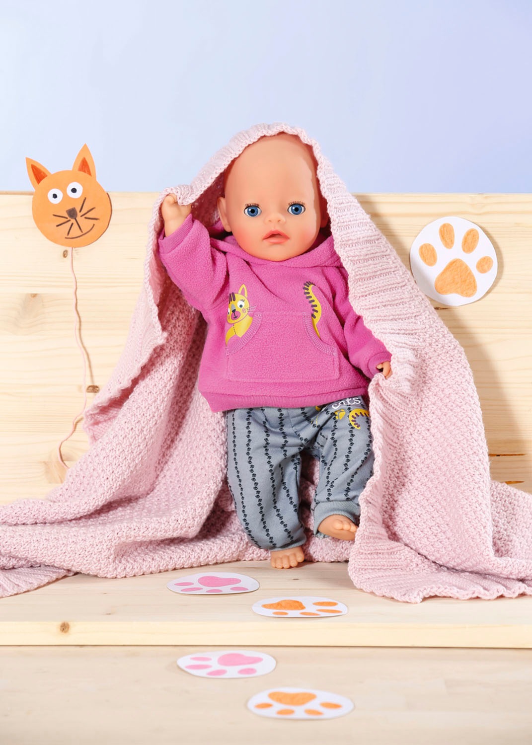 Zapf Creation® Puppenkleidung »Sport-Outfit, pink Katze, 36 cm«