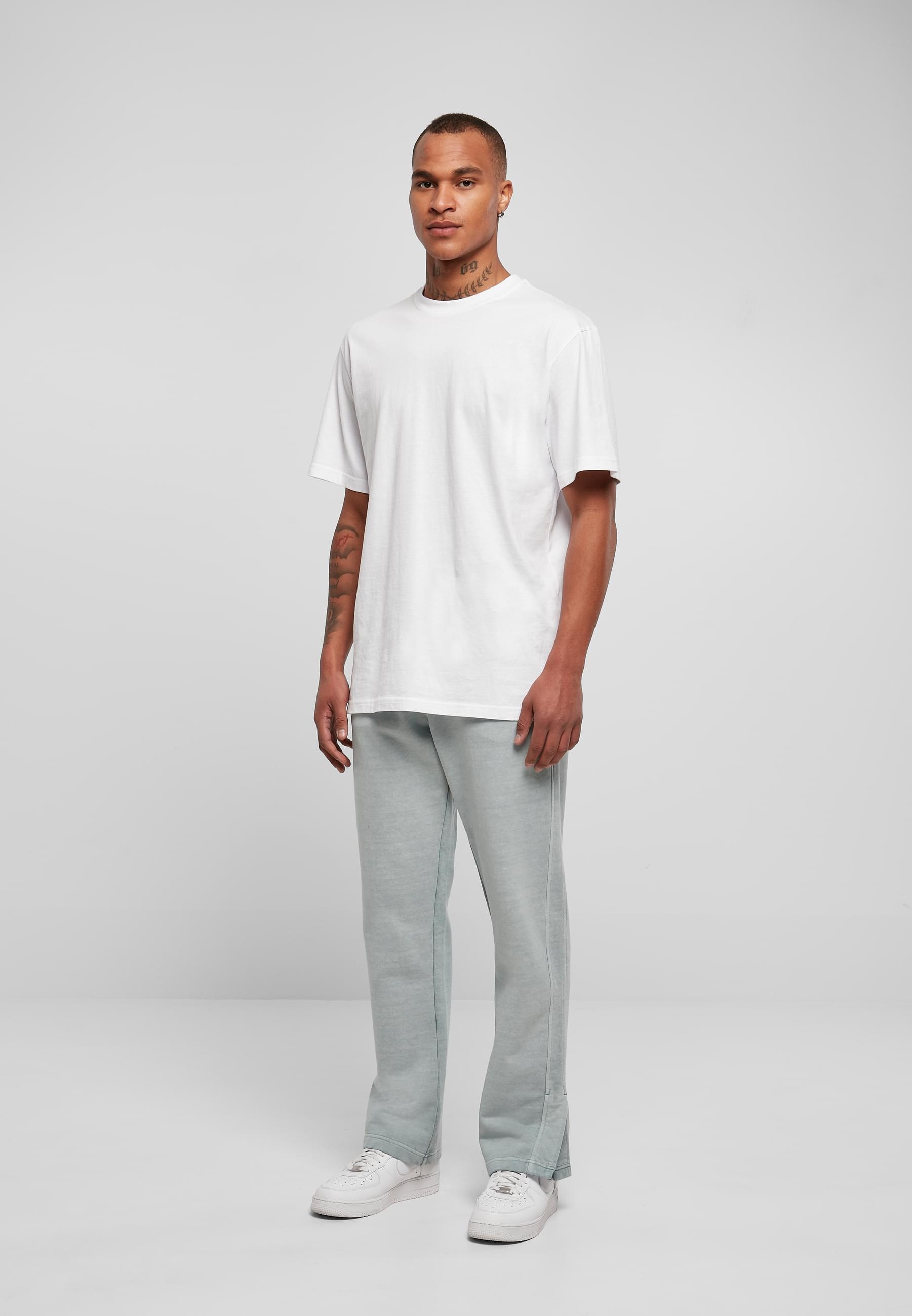 URBAN CLASSICS Jogginghose »Urban Classics Herren Heavy Terry Garment Dye Slit Sweatpants«, (1 tlg.)