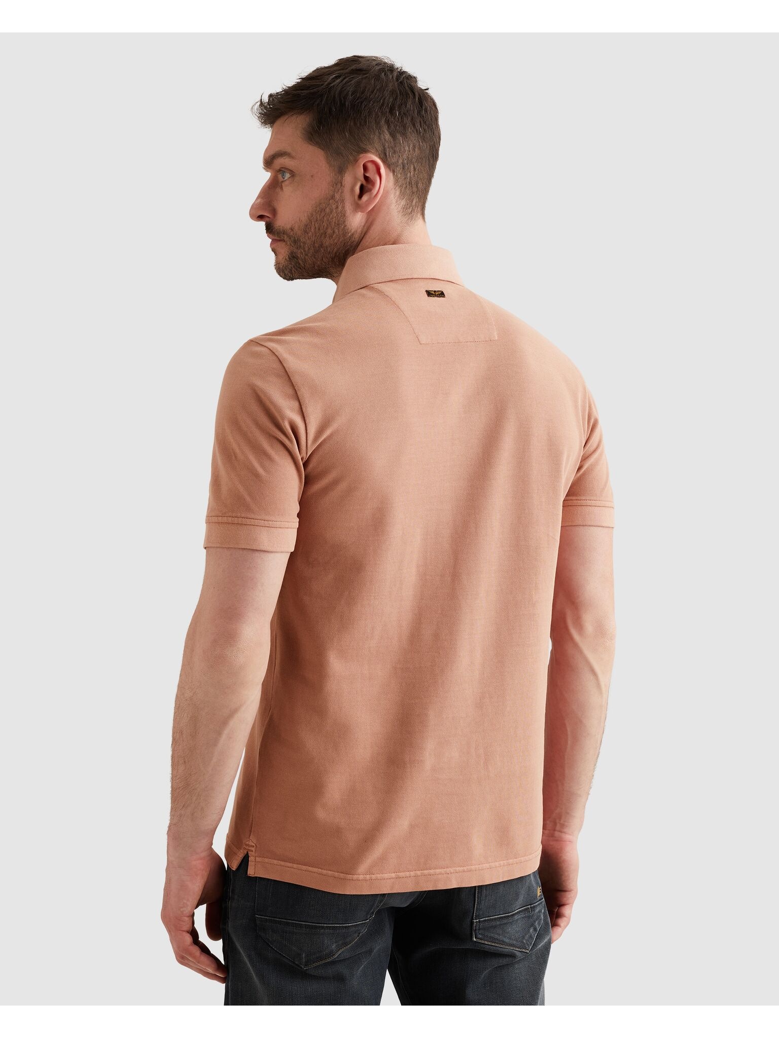 PME LEGEND Poloshirt »Short sleeve polo pique garment dyed« mit Logo Stickerei
