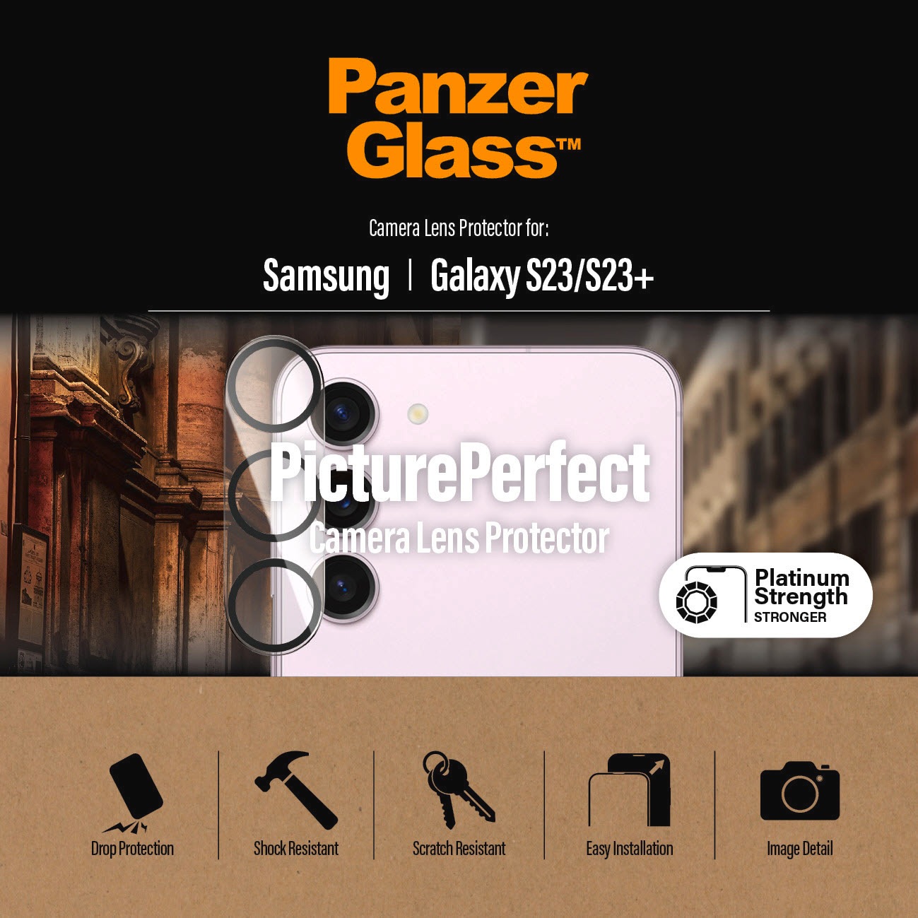 PanzerGlass Displayschutzglas »PicturePerfect - Samsung Galaxy S23«