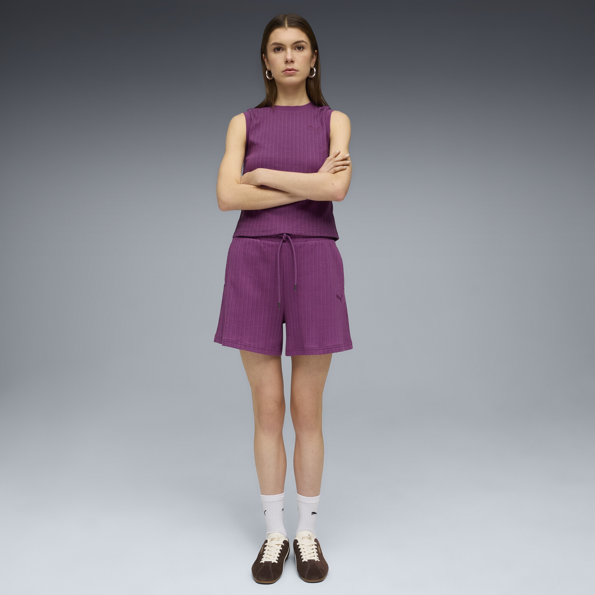 PUMA Sporthose »HER High-Waist Shorts Damen«